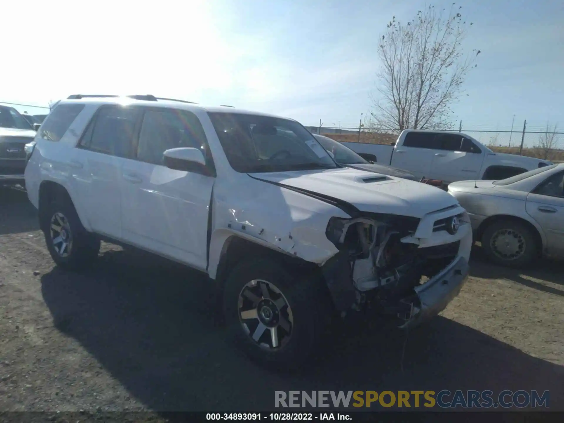 1 Photograph of a damaged car JTEPU5JR4N6028350 TOYOTA 4RUNNER 2022