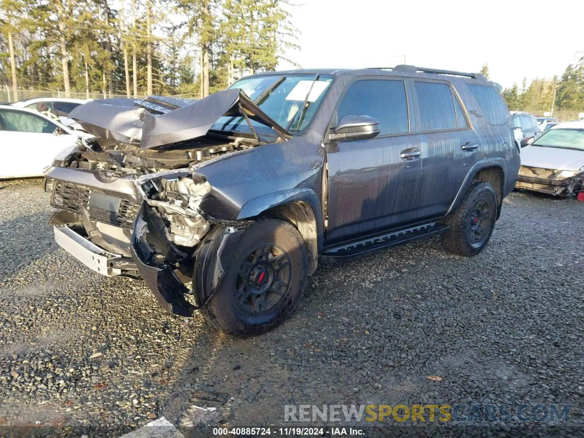 2 Photograph of a damaged car JTEPU5JR4N6082697 TOYOTA 4RUNNER 2022