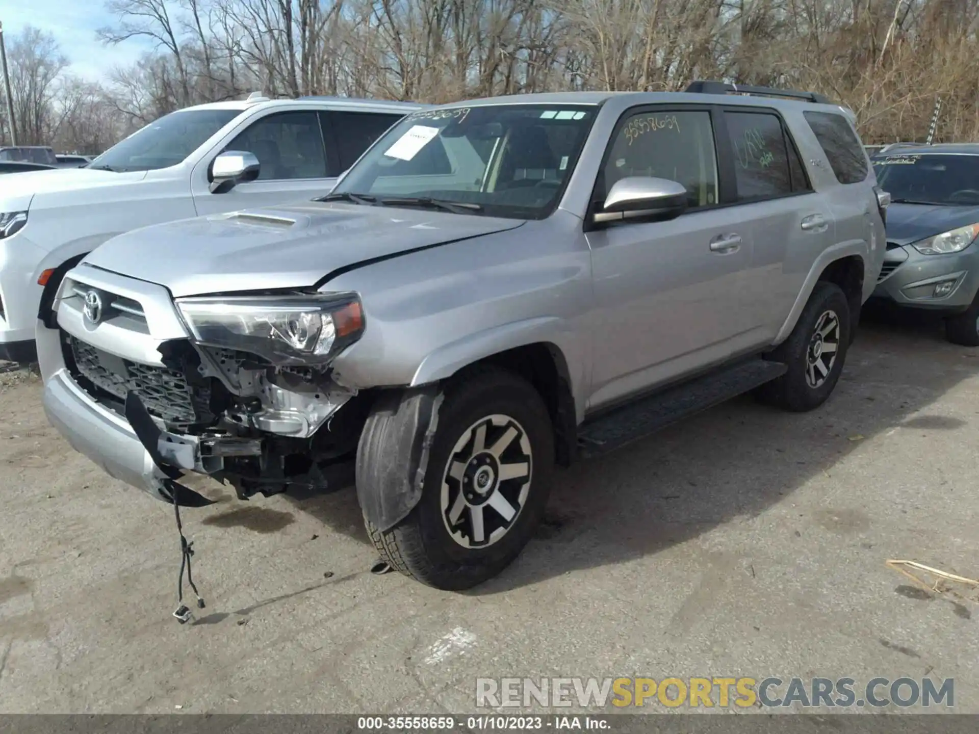 2 Photograph of a damaged car JTEPU5JR5N6009791 TOYOTA 4RUNNER 2022