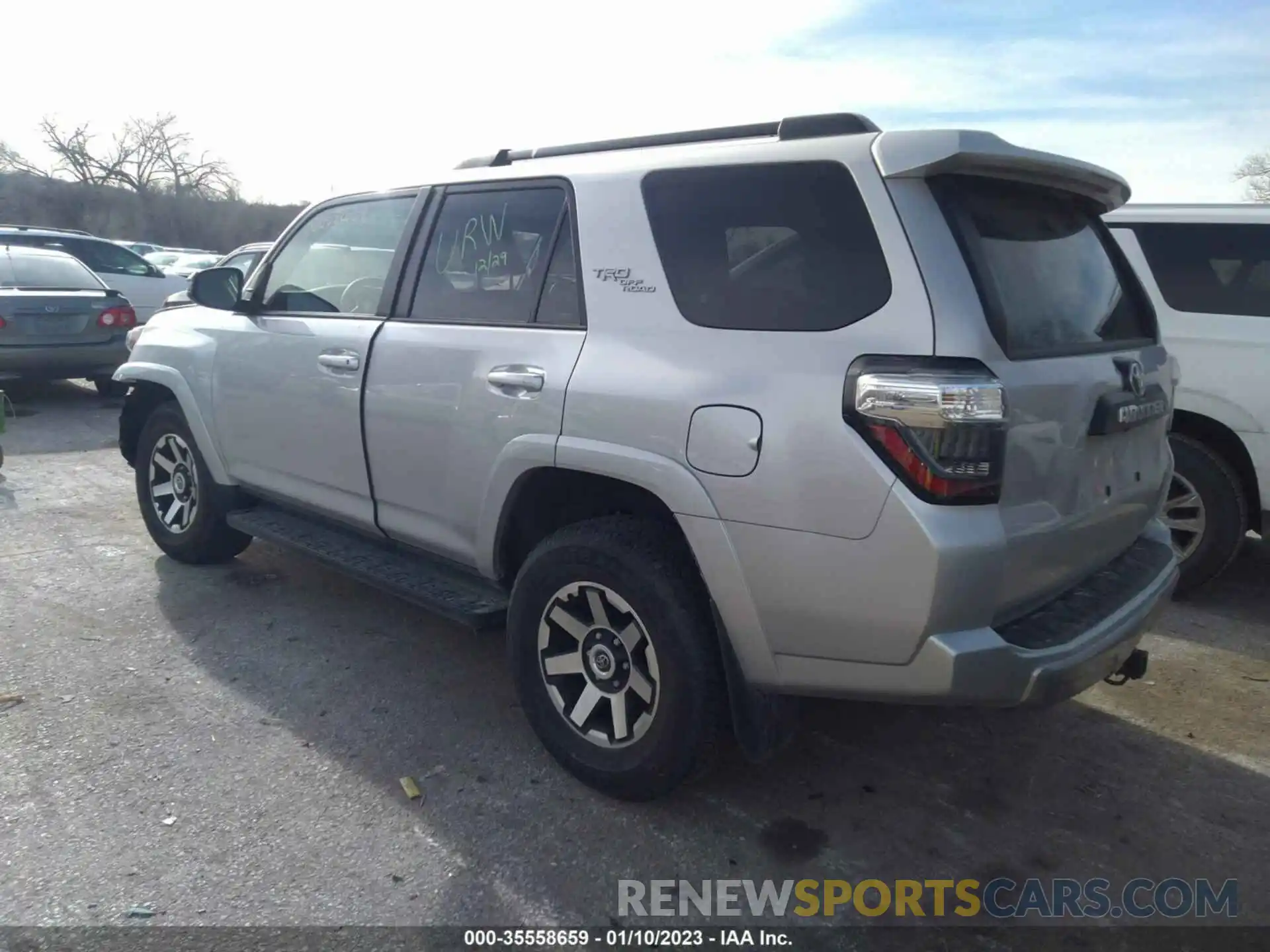 3 Photograph of a damaged car JTEPU5JR5N6009791 TOYOTA 4RUNNER 2022