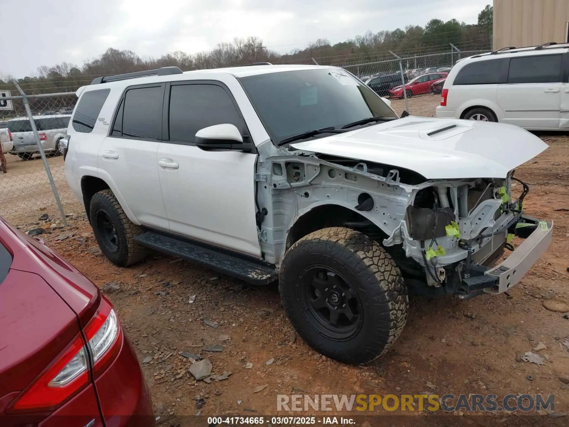 1 Photograph of a damaged car JTEPU5JRXN6042348 TOYOTA 4RUNNER 2022
