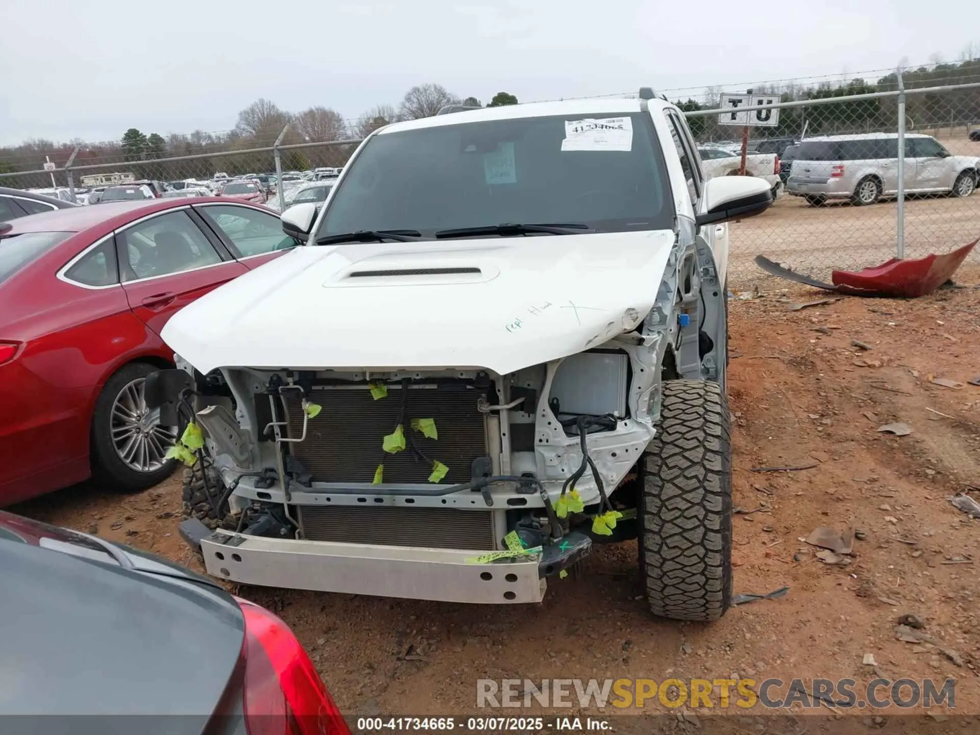 13 Photograph of a damaged car JTEPU5JRXN6042348 TOYOTA 4RUNNER 2022