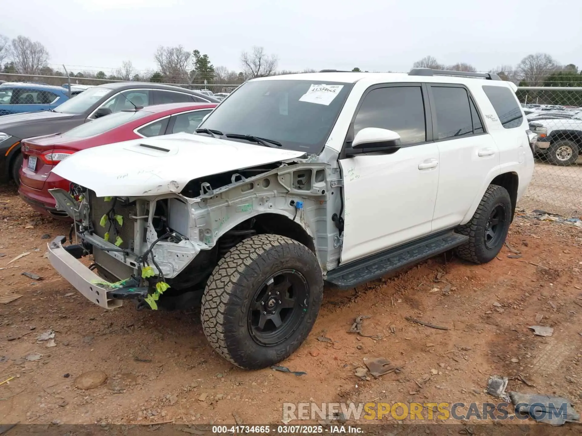 2 Photograph of a damaged car JTEPU5JRXN6042348 TOYOTA 4RUNNER 2022