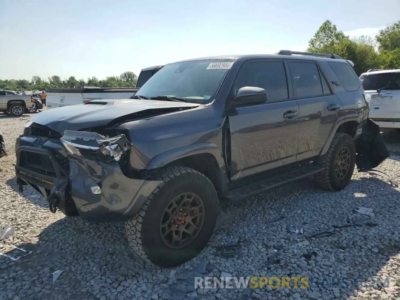1 Photograph of a damaged car JTEPU5JRXN6043614 TOYOTA 4RUNNER 2022