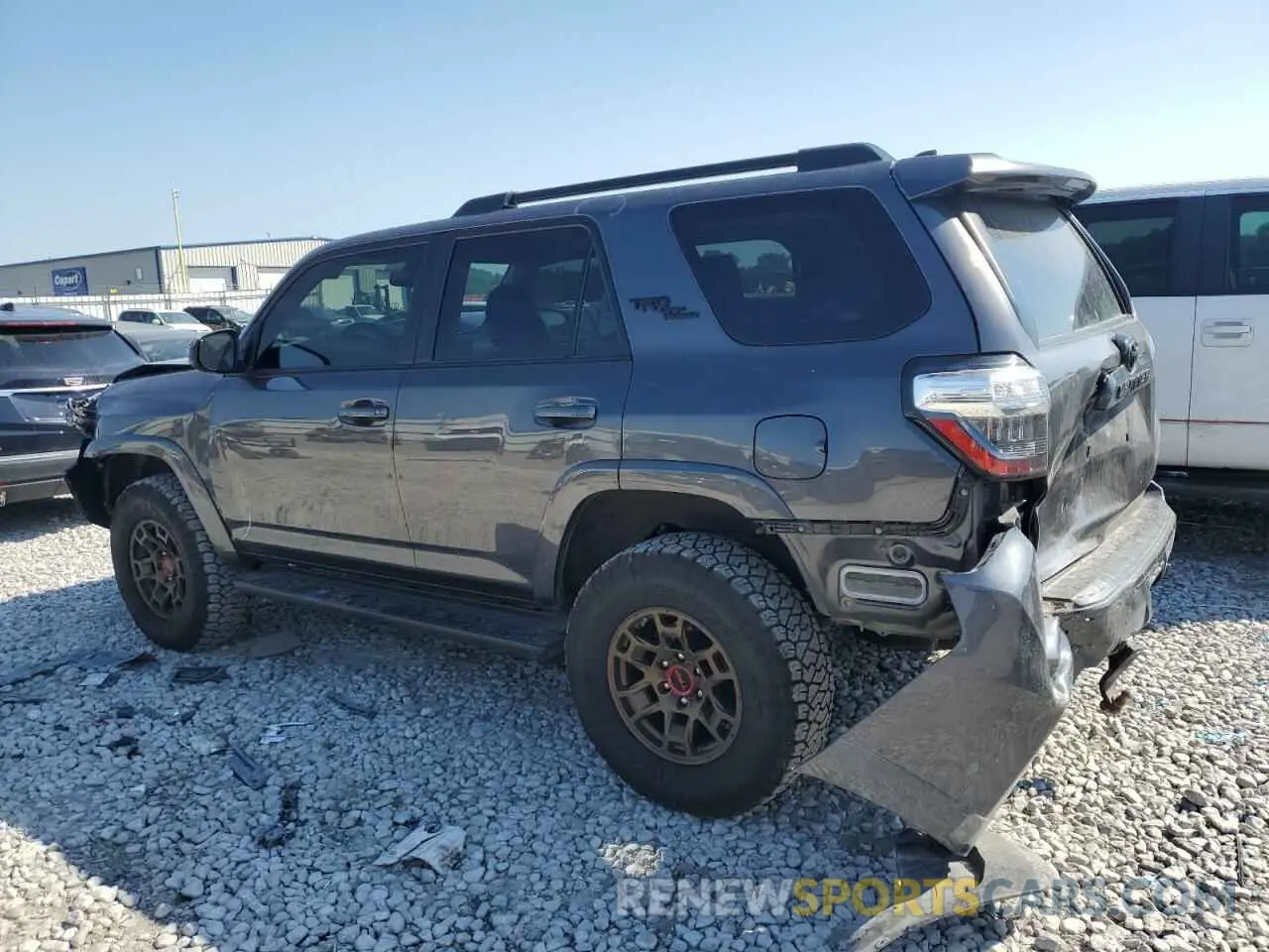 2 Photograph of a damaged car JTEPU5JRXN6043614 TOYOTA 4RUNNER 2022