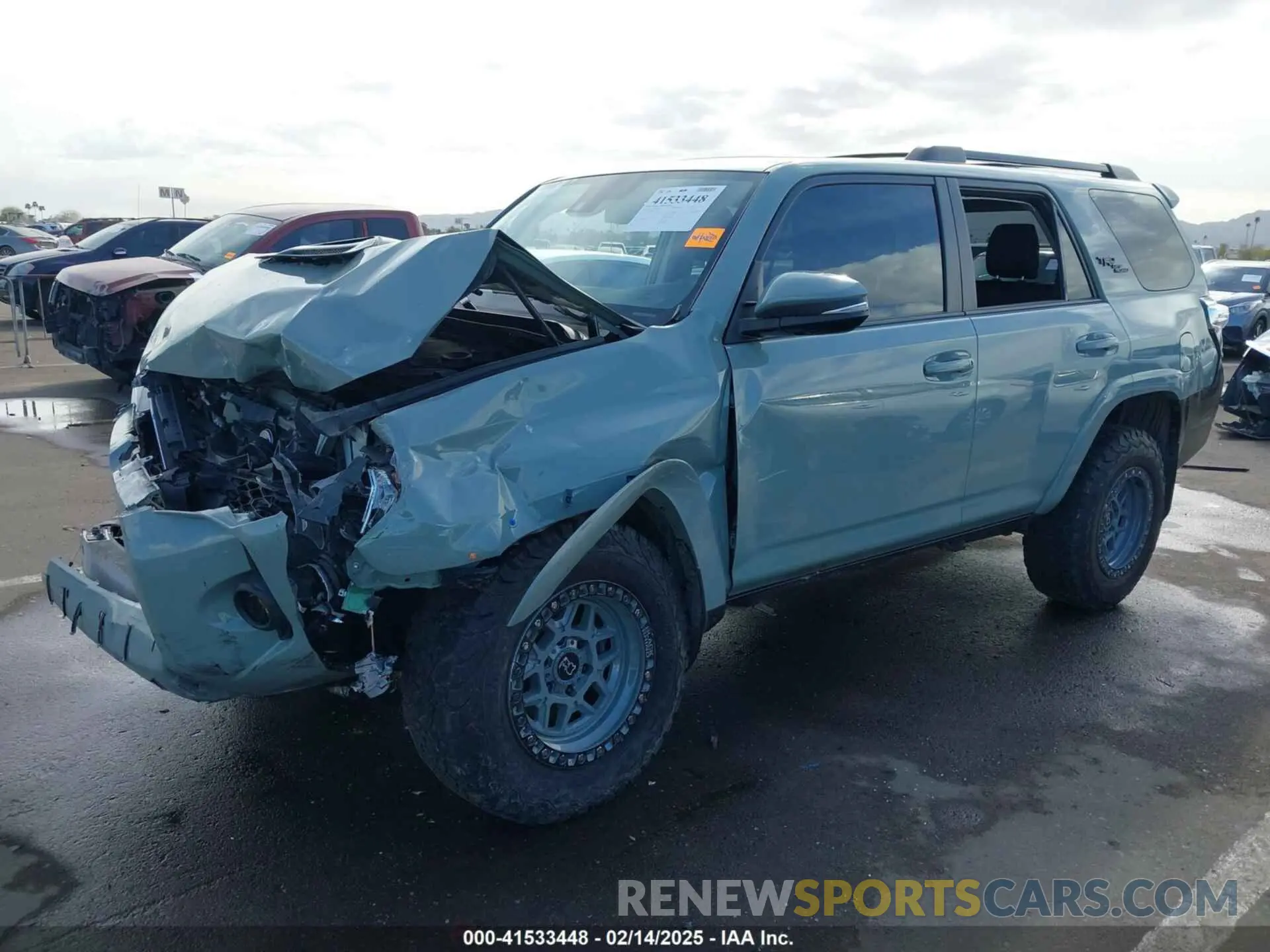 2 Photograph of a damaged car JTERU5JR1N5997716 TOYOTA 4RUNNER 2022