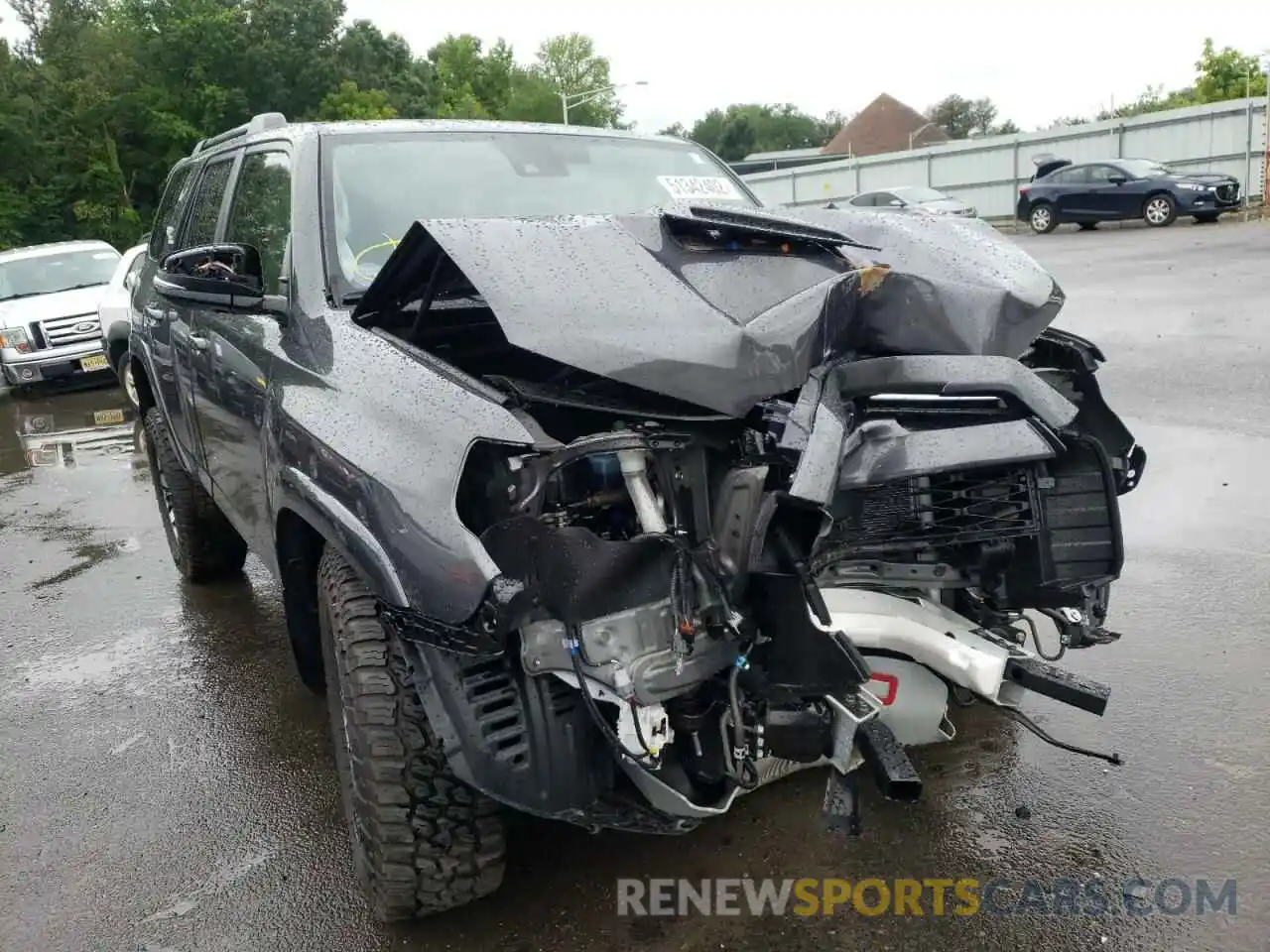 1 Photograph of a damaged car JTERU5JR1N6027763 TOYOTA 4RUNNER 2022