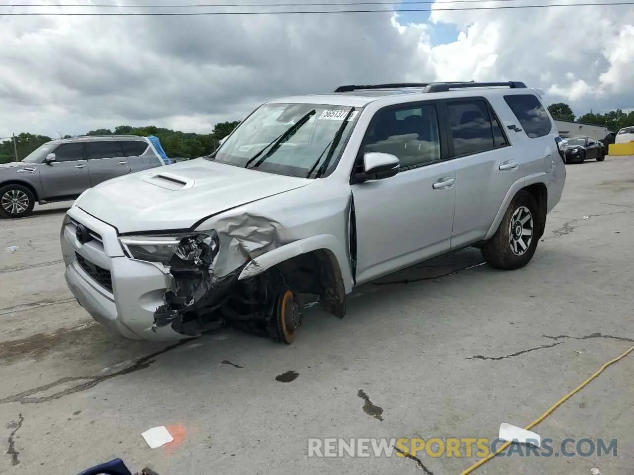 1 Photograph of a damaged car JTERU5JR5N5983575 TOYOTA 4RUNNER 2022