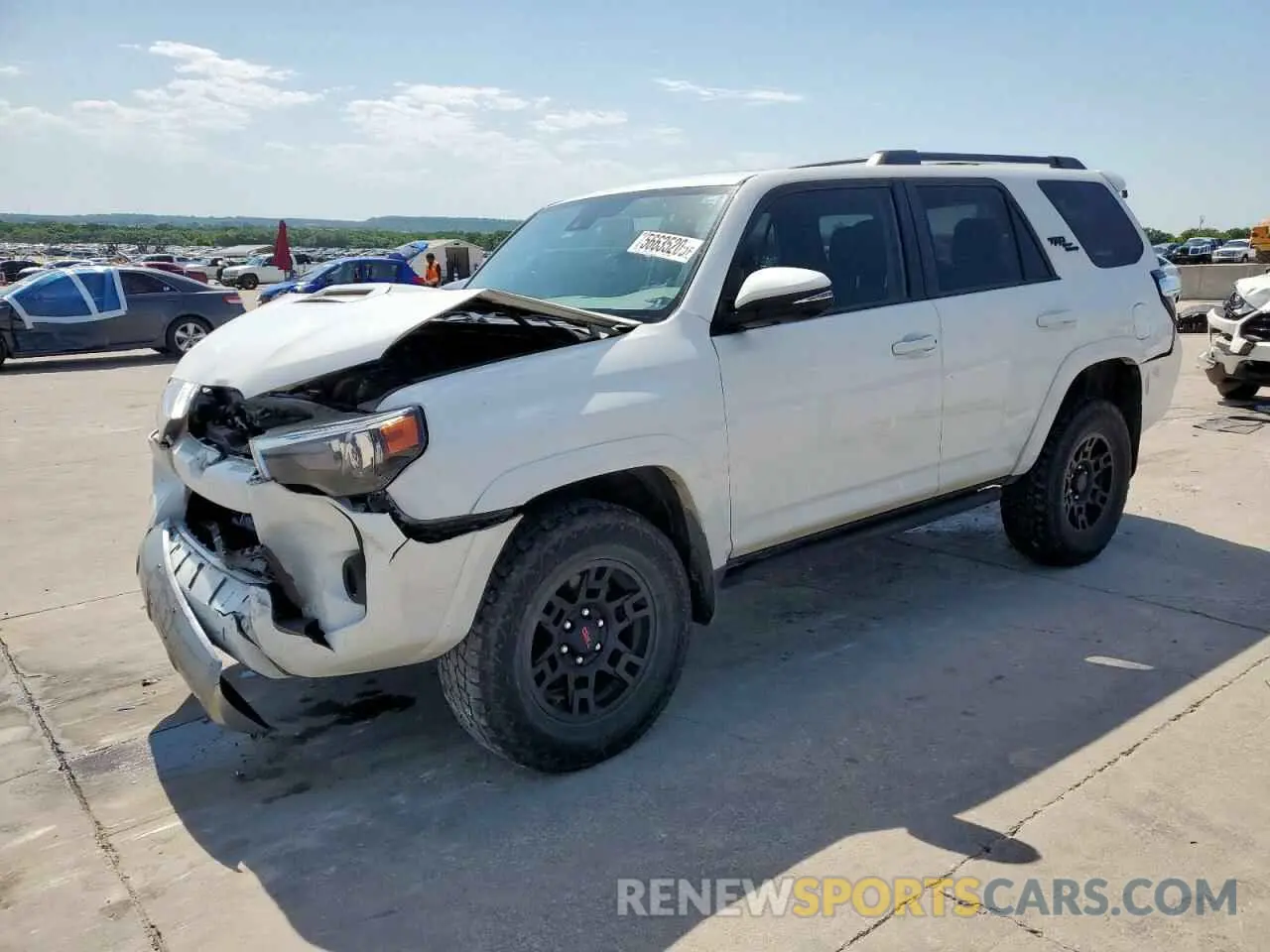 1 Photograph of a damaged car JTERU5JR9N5991422 TOYOTA 4RUNNER 2022