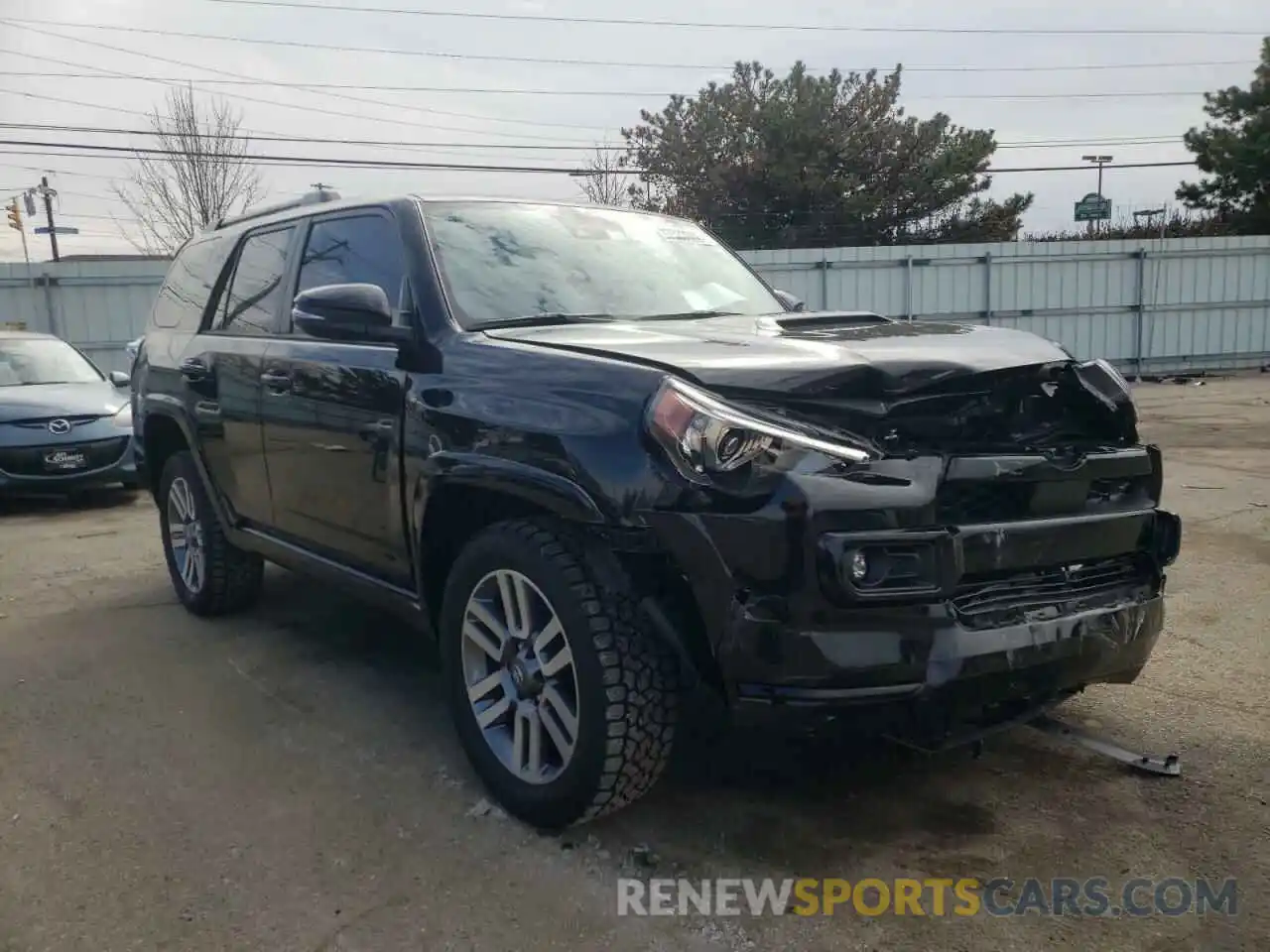 1 Photograph of a damaged car JTESU5JR0N5991827 TOYOTA 4RUNNER 2022