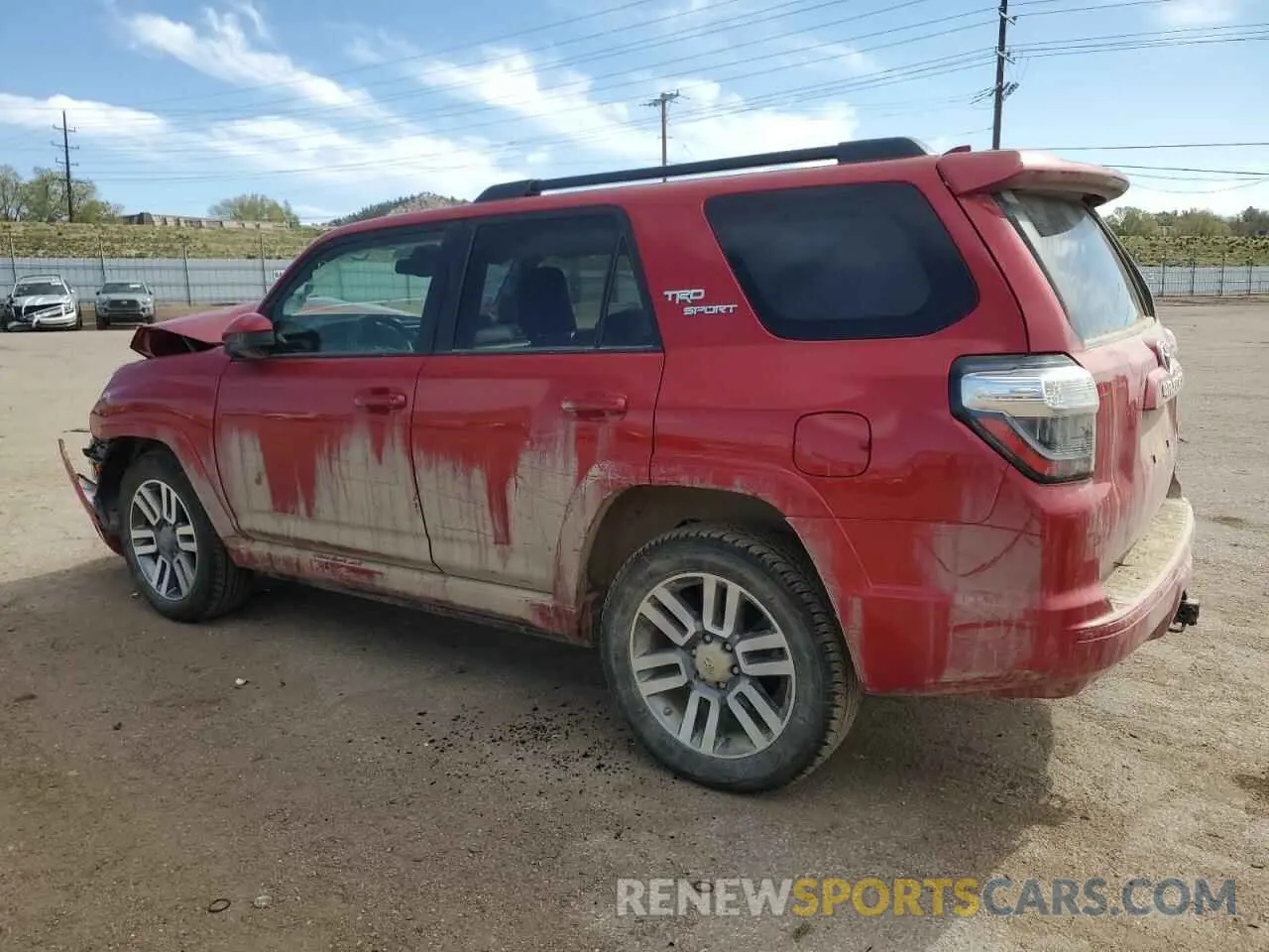 2 Photograph of a damaged car JTESU5JR1N6066340 TOYOTA 4RUNNER 2022