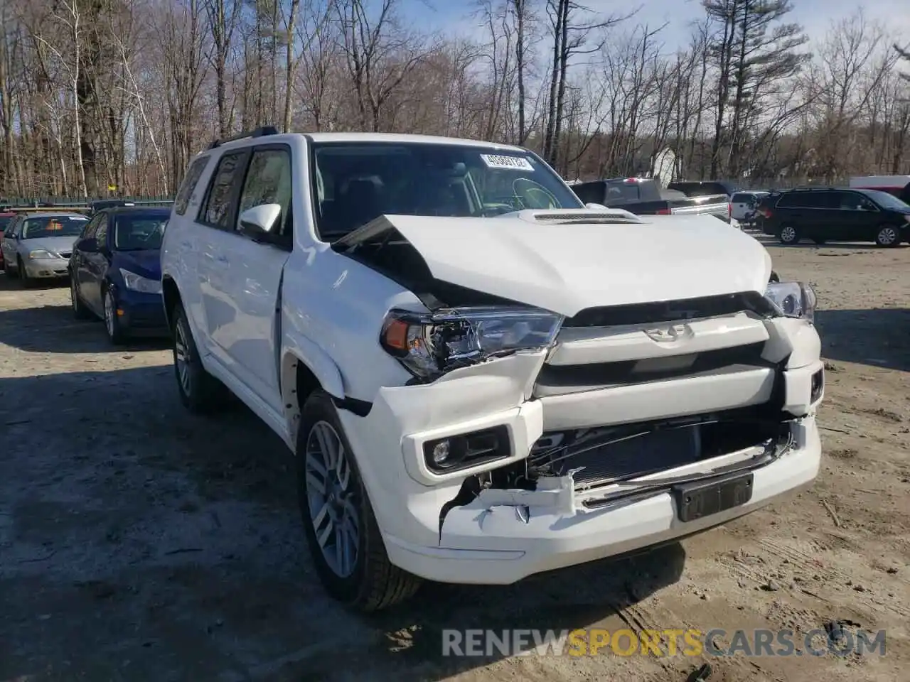 1 Photograph of a damaged car JTESU5JR4N5983231 TOYOTA 4RUNNER 2022