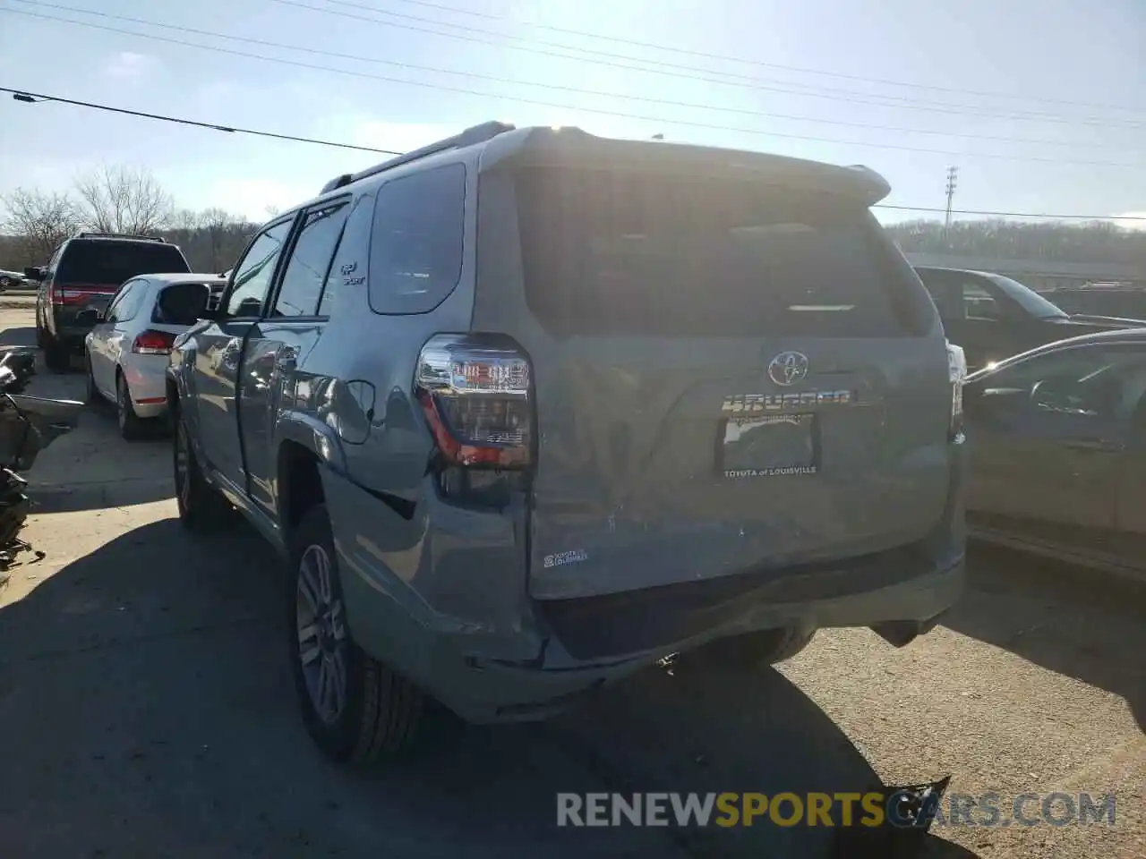 3 Photograph of a damaged car JTESU5JR5N5995419 TOYOTA 4RUNNER 2022