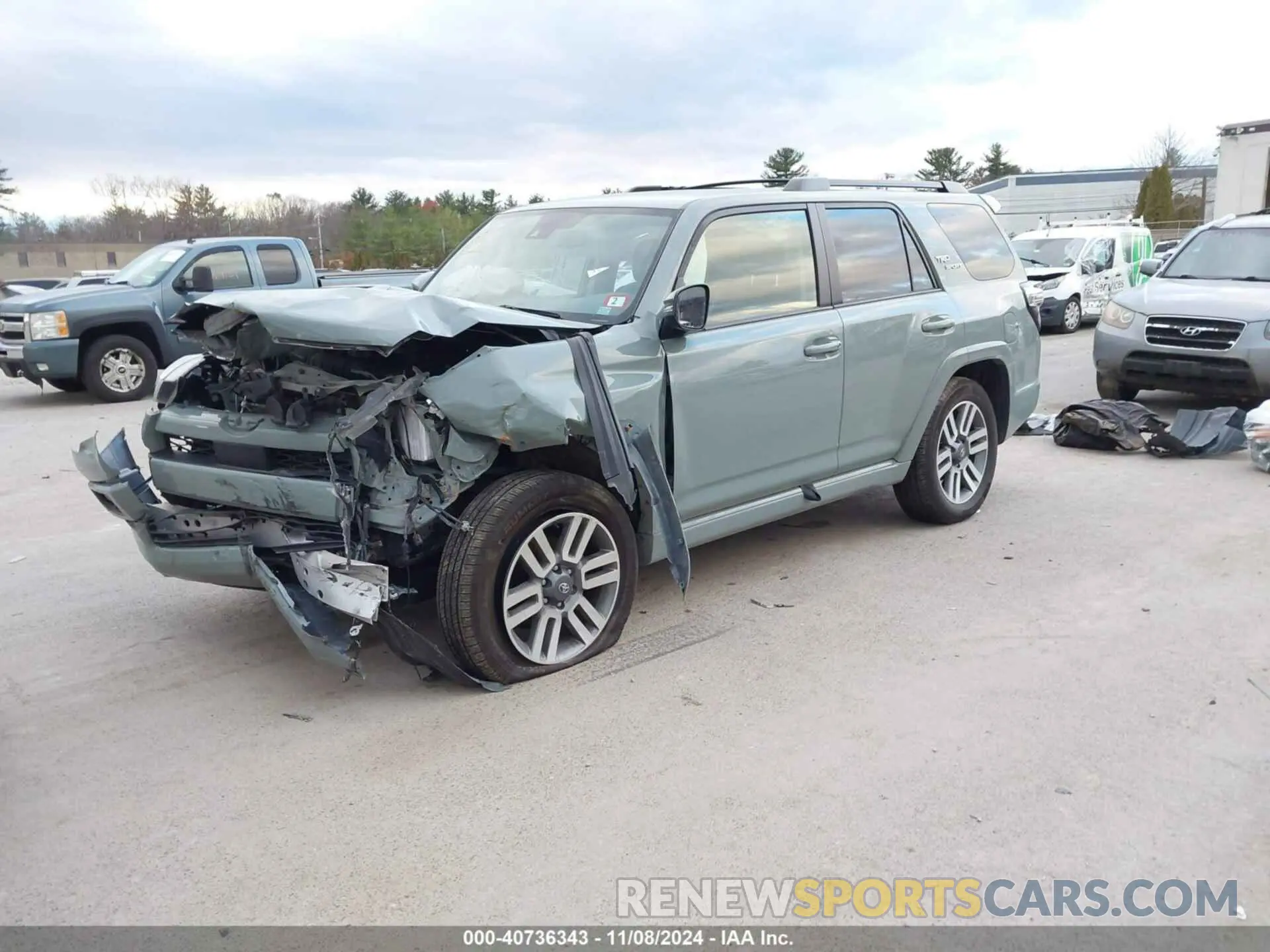 2 Photograph of a damaged car JTESU5JR5N6058080 TOYOTA 4RUNNER 2022