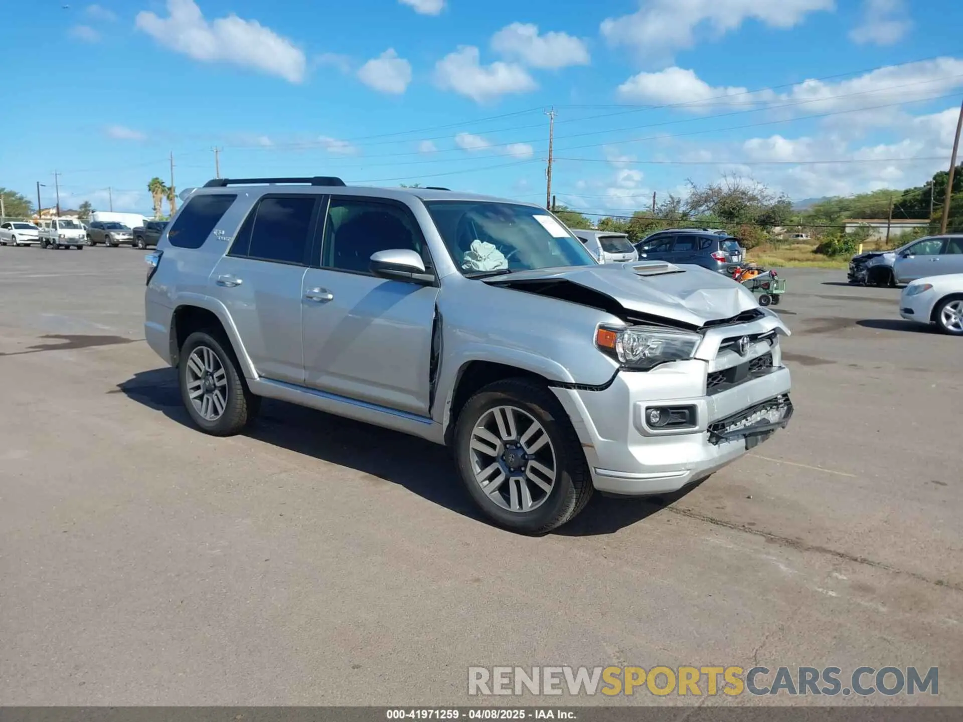 1 Photograph of a damaged car JTESU5JR6N6073154 TOYOTA 4RUNNER 2022