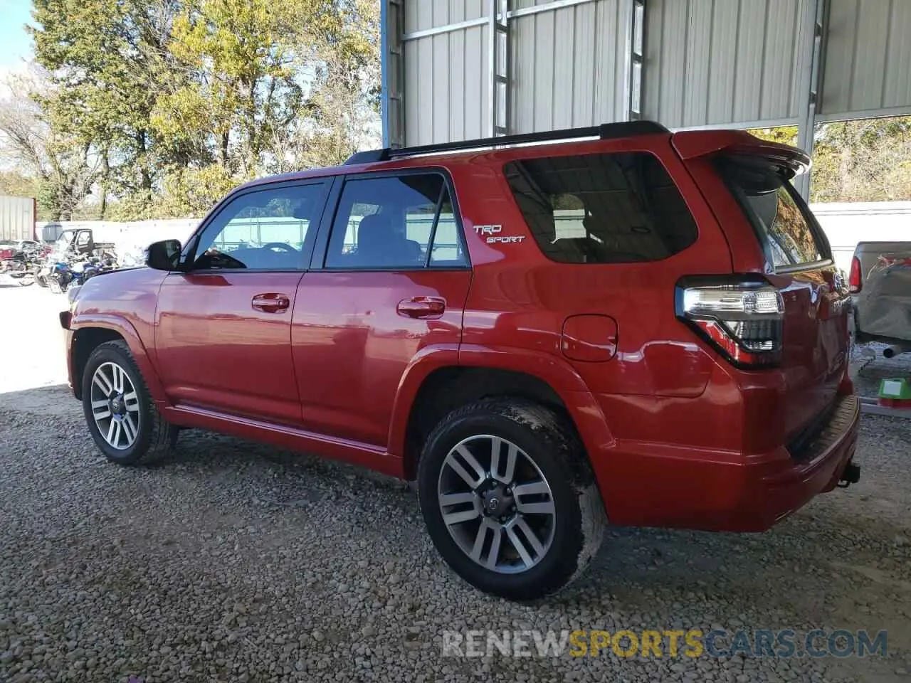 2 Photograph of a damaged car JTESU5JR7N6005168 TOYOTA 4RUNNER 2022