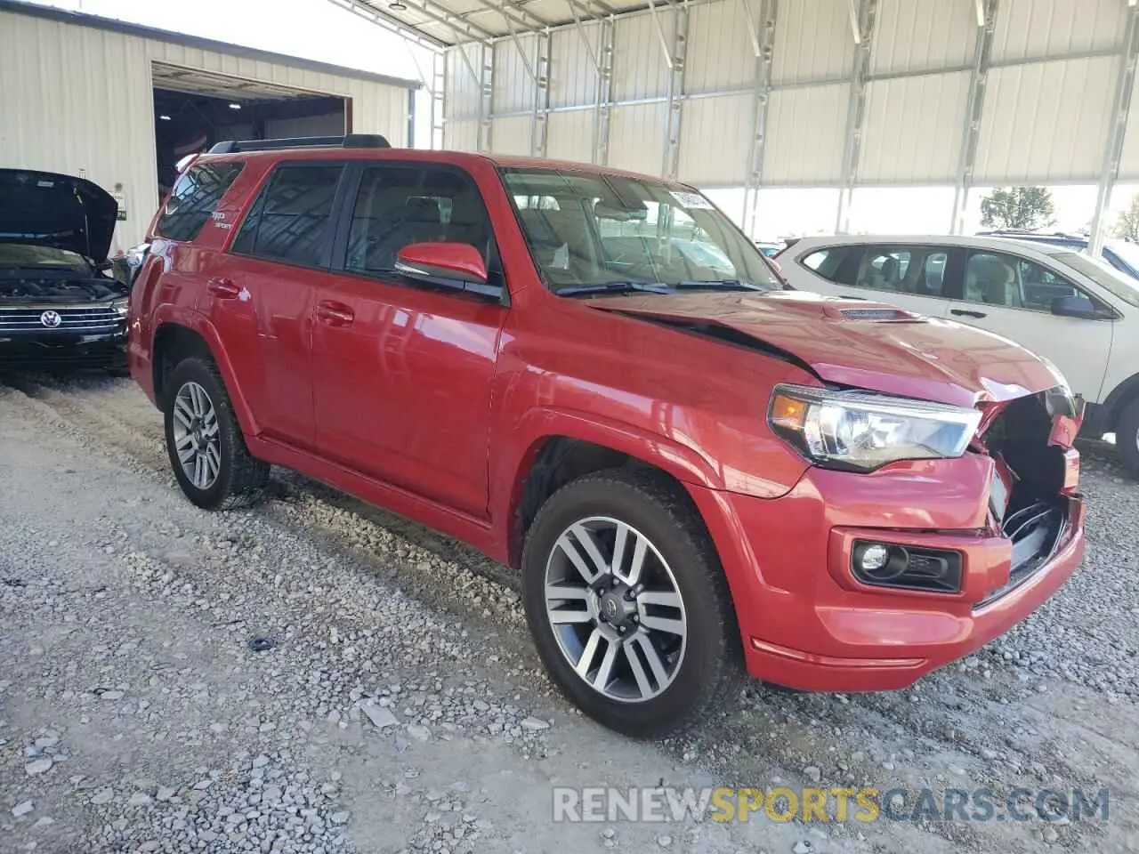 4 Photograph of a damaged car JTESU5JR7N6005168 TOYOTA 4RUNNER 2022