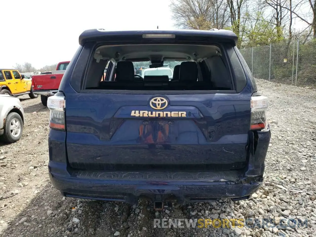 6 Photograph of a damaged car JTESU5JR7N6025534 TOYOTA 4RUNNER 2022