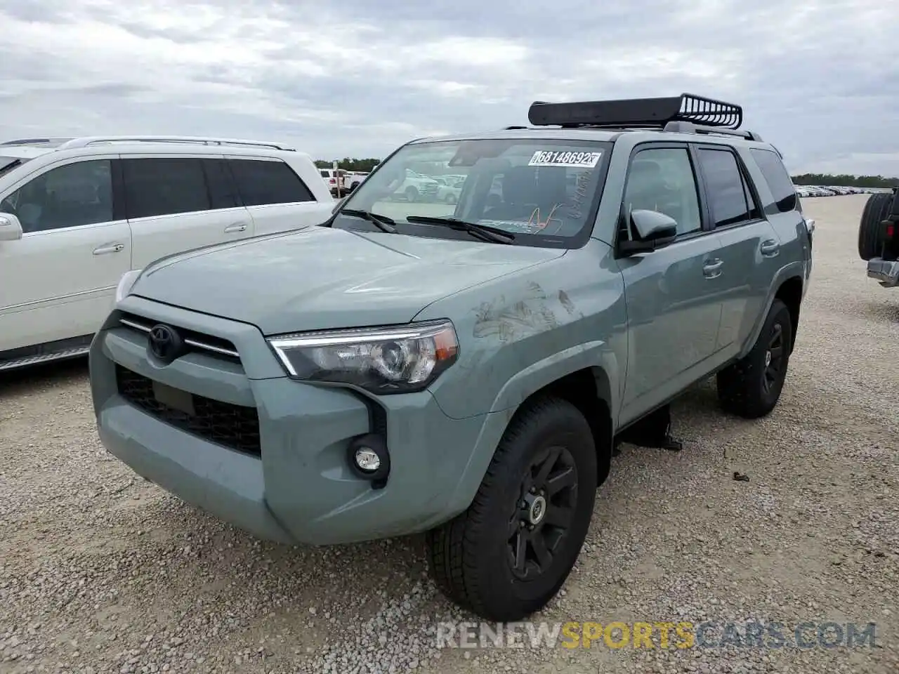 1 Photograph of a damaged car JTETU5JR4N6020358 TOYOTA 4RUNNER 2022