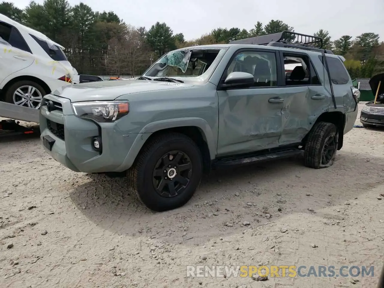 1 Photograph of a damaged car JTETU5JR7N6003876 TOYOTA 4RUNNER 2022