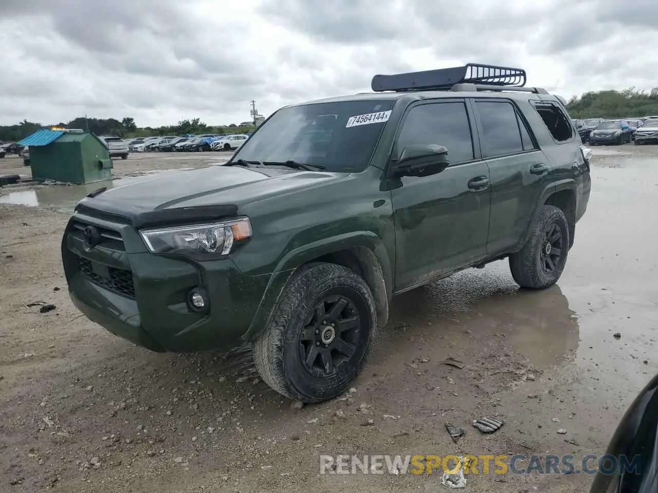 1 Photograph of a damaged car JTETU5JR7N6007331 TOYOTA 4RUNNER 2022
