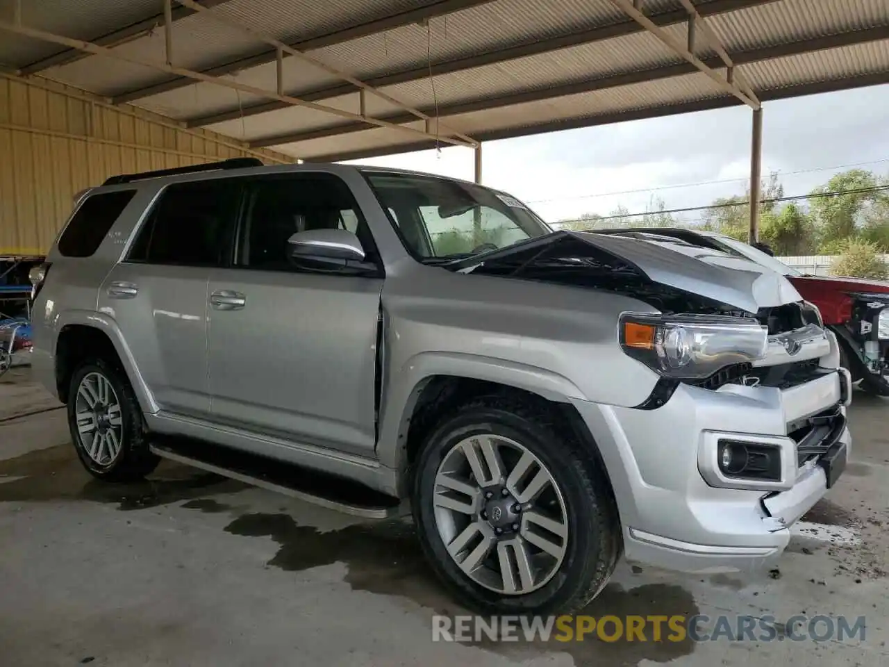 4 Photograph of a damaged car JTEAU5JR3P5291282 TOYOTA 4RUNNER 2023