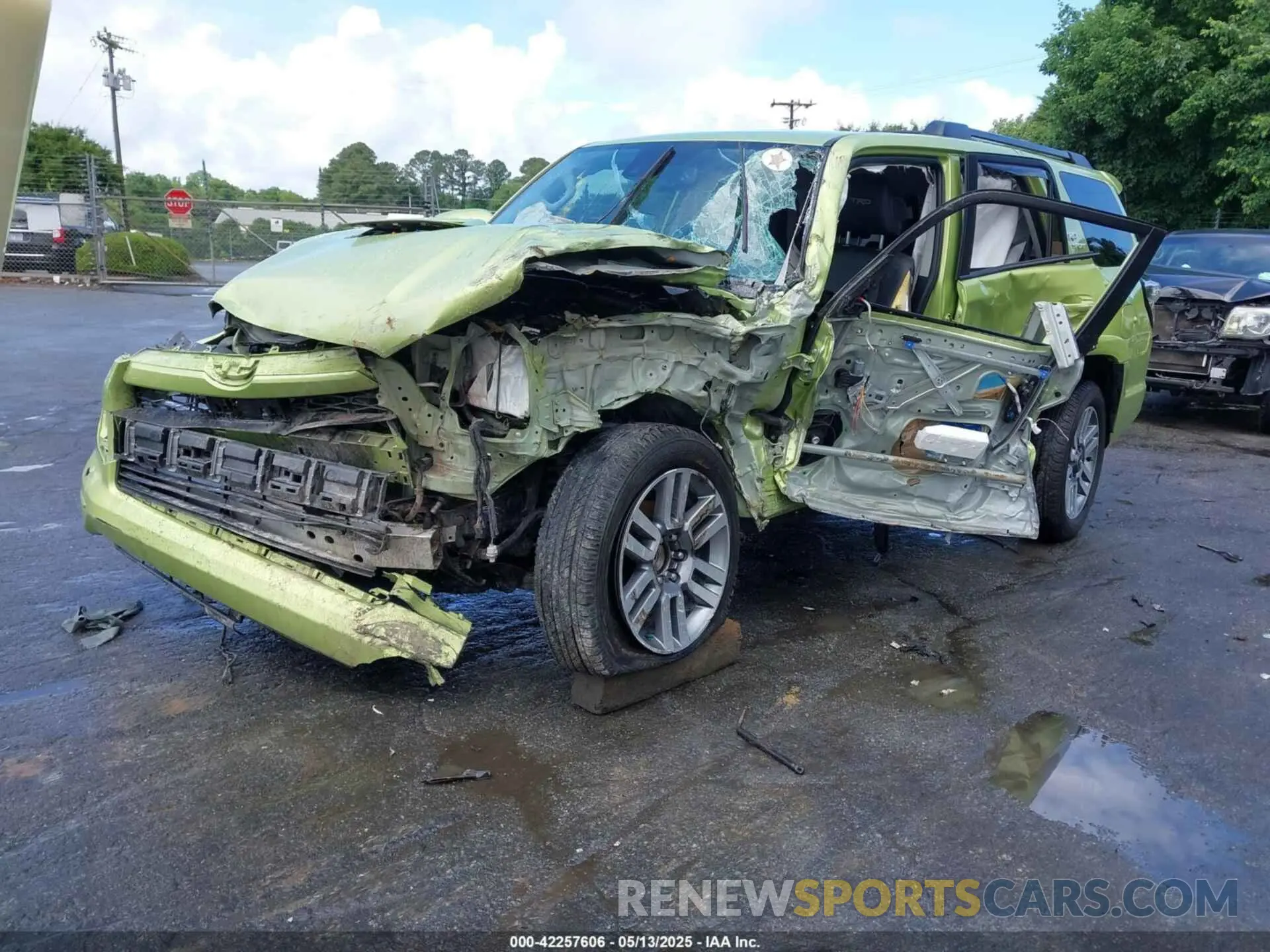 2 Photograph of a damaged car JTEAU5JR6P5281684 TOYOTA 4RUNNER 2023