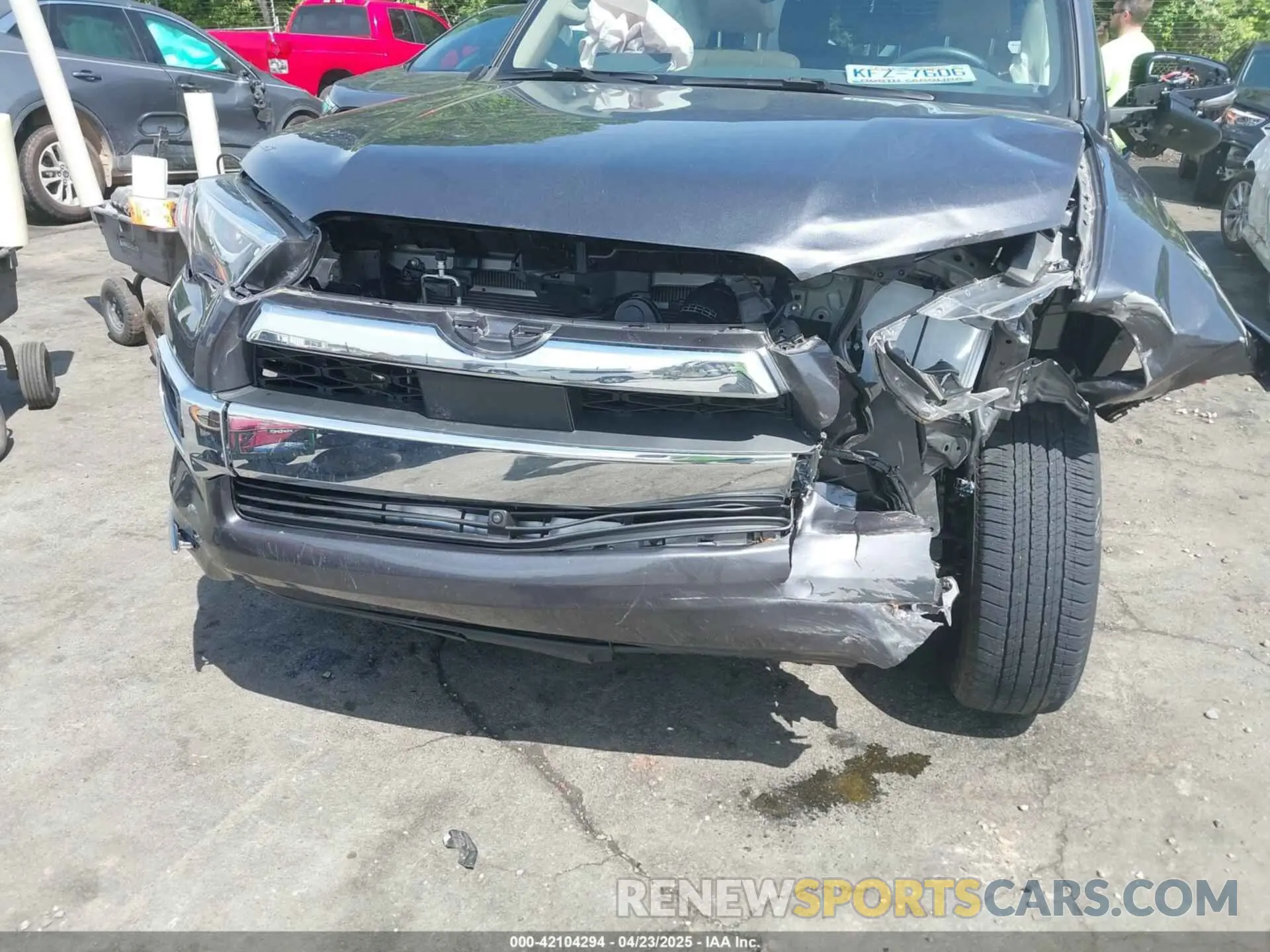 6 Photograph of a damaged car JTEDU5JR3P5296334 TOYOTA 4RUNNER 2023
