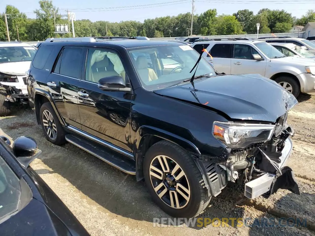 1 Photograph of a damaged car JTEDU5JR6P5292486 TOYOTA 4RUNNER 2023