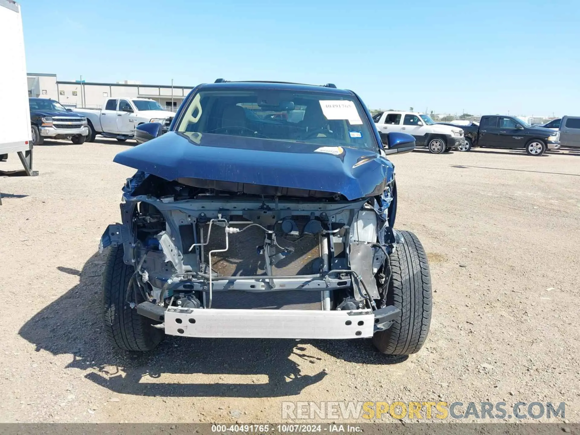 6 Photograph of a damaged car JTEEU5JR2P5292084 TOYOTA 4RUNNER 2023