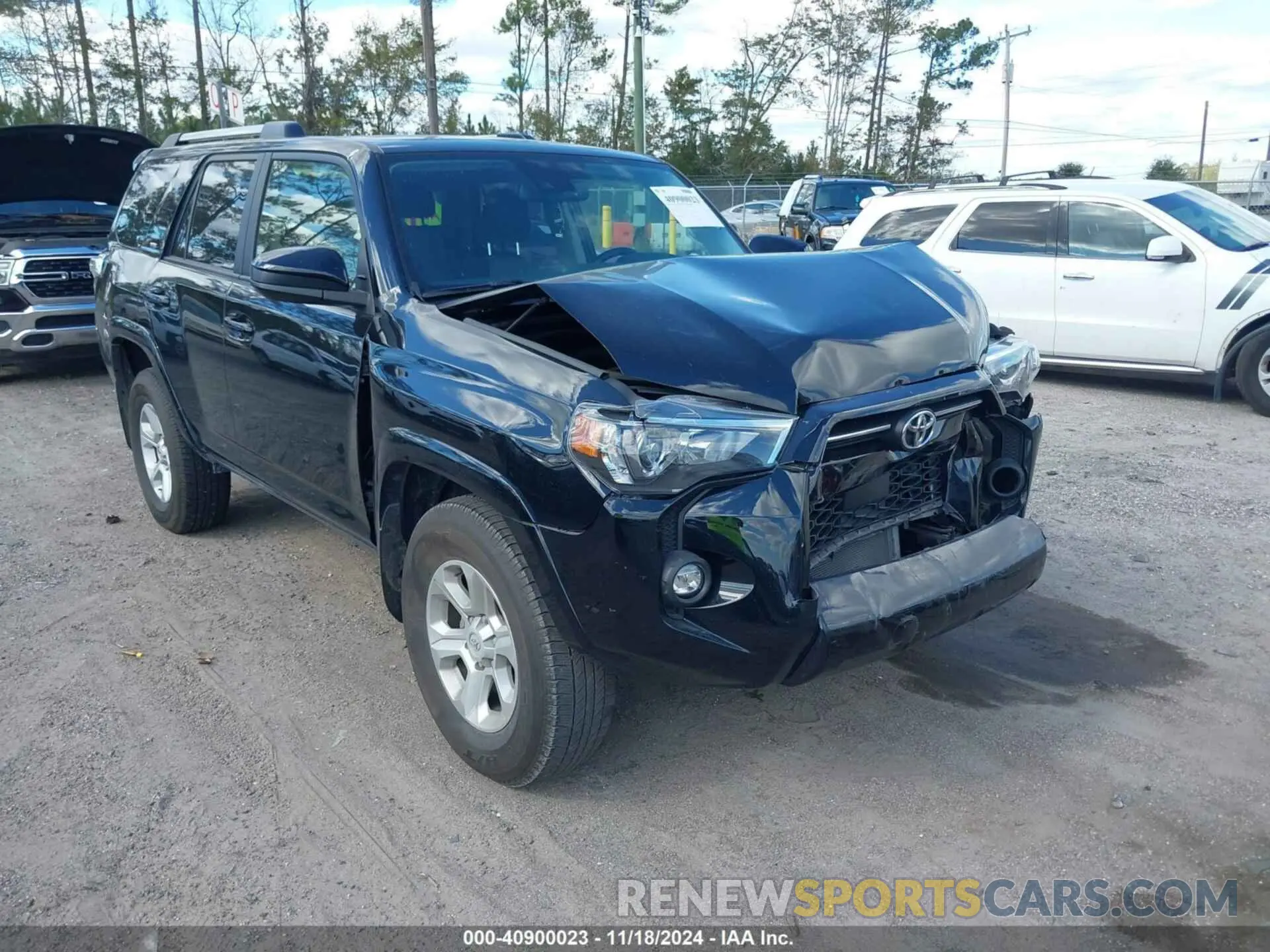 1 Photograph of a damaged car JTEEU5JR2P5301737 TOYOTA 4RUNNER 2023