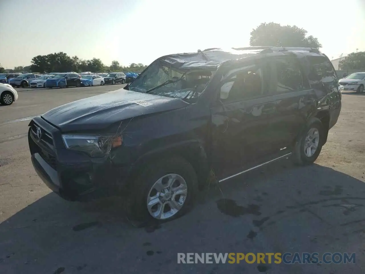 1 Photograph of a damaged car JTEEU5JR5P5279040 TOYOTA 4RUNNER 2023