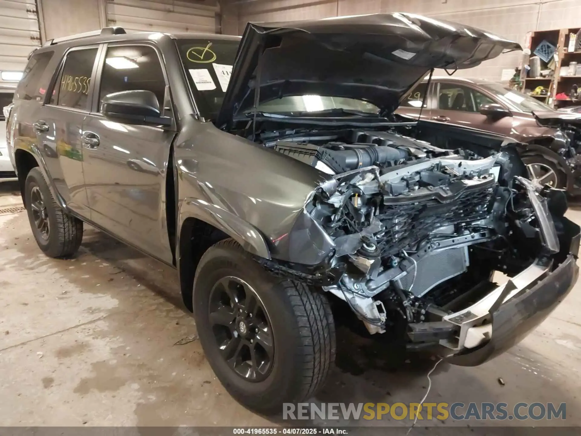 6 Photograph of a damaged car JTEEU5JR5P5300355 TOYOTA 4RUNNER 2023