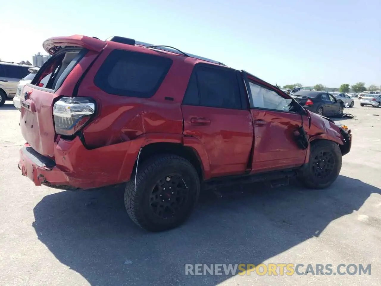 3 Photograph of a damaged car JTEEU5JR6P5293495 TOYOTA 4RUNNER 2023