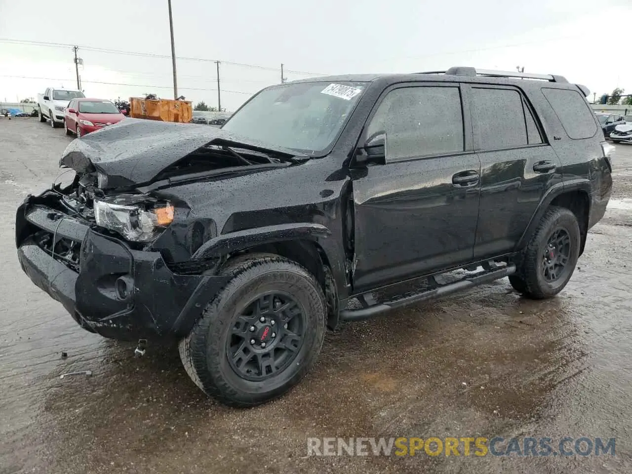 1 Photograph of a damaged car JTEEU5JR7P5280013 TOYOTA 4RUNNER 2023