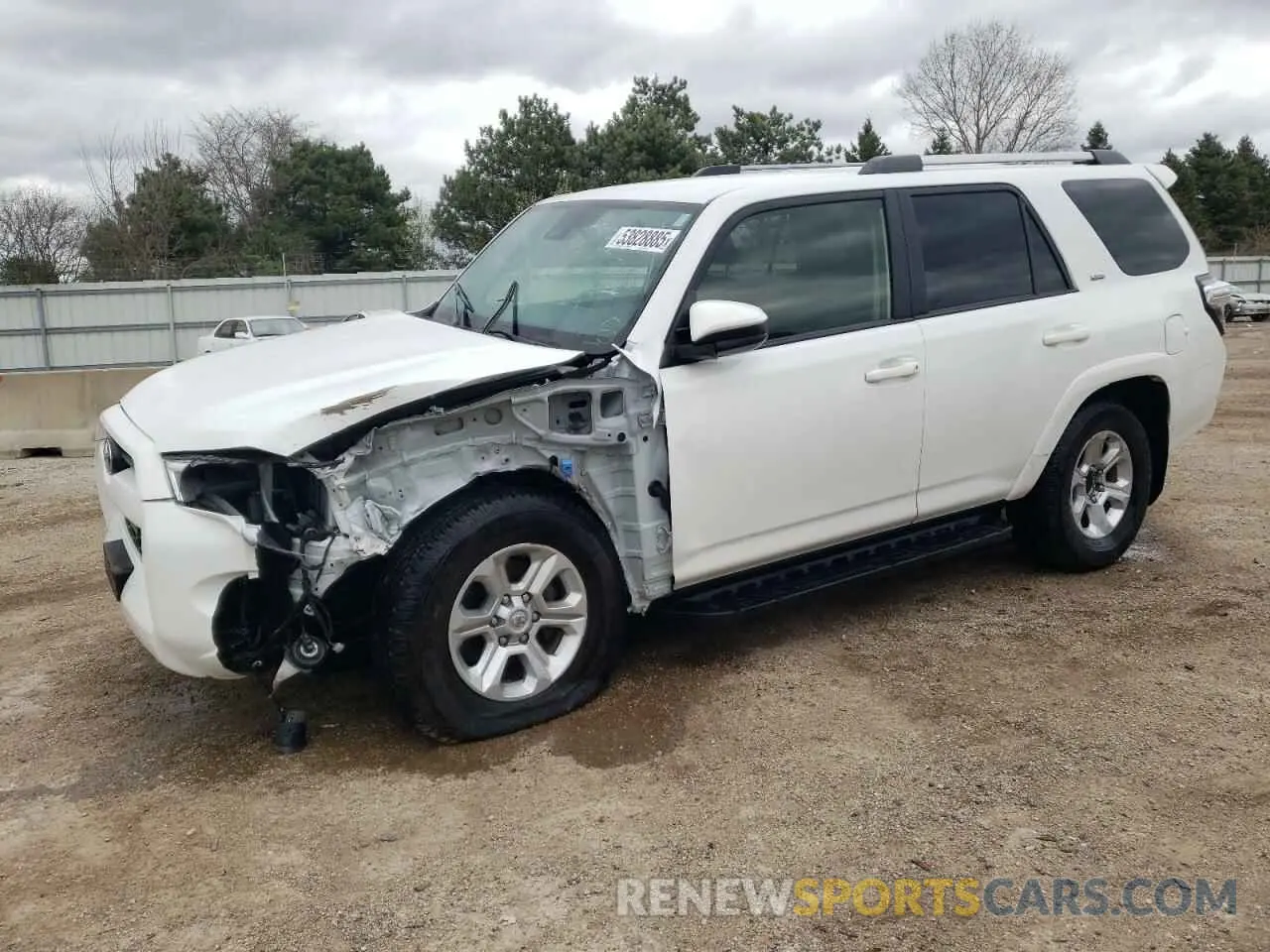 1 Photograph of a damaged car JTEEU5JR7P5297006 TOYOTA 4RUNNER 2023