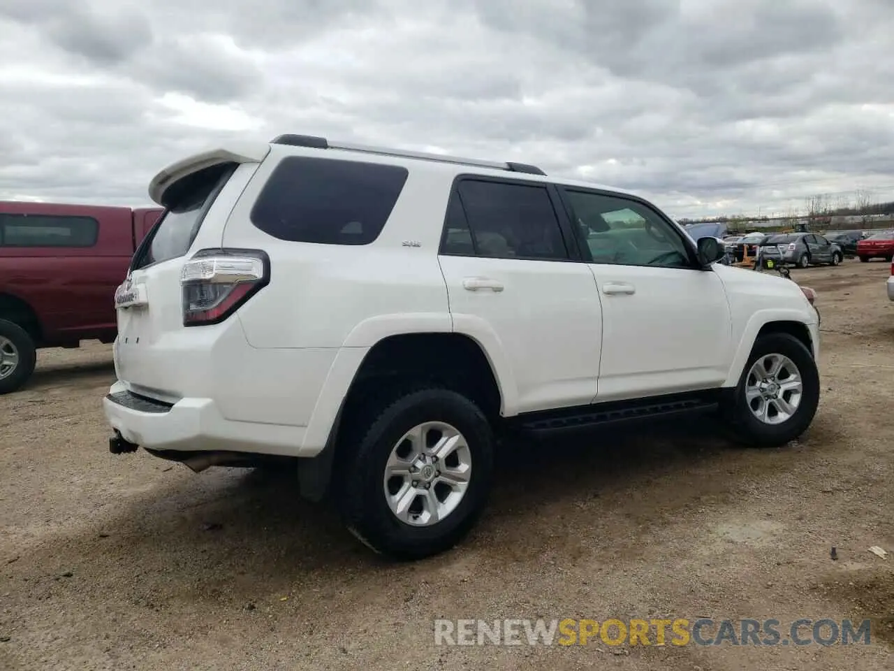 3 Photograph of a damaged car JTEEU5JR7P5297006 TOYOTA 4RUNNER 2023