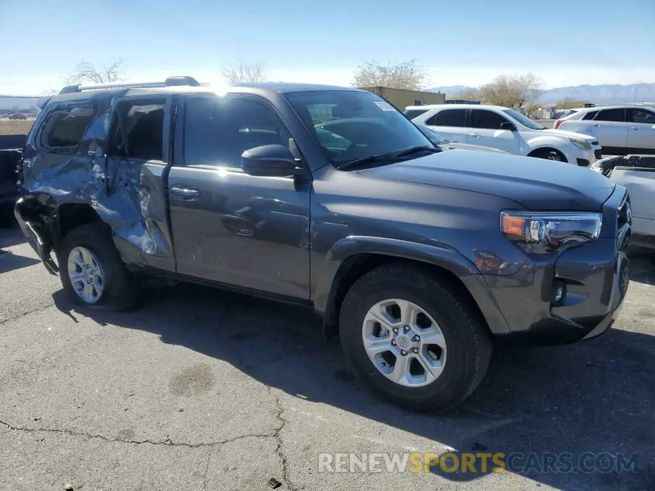 4 Photograph of a damaged car JTEEU5JR7P5301992 TOYOTA 4RUNNER 2023