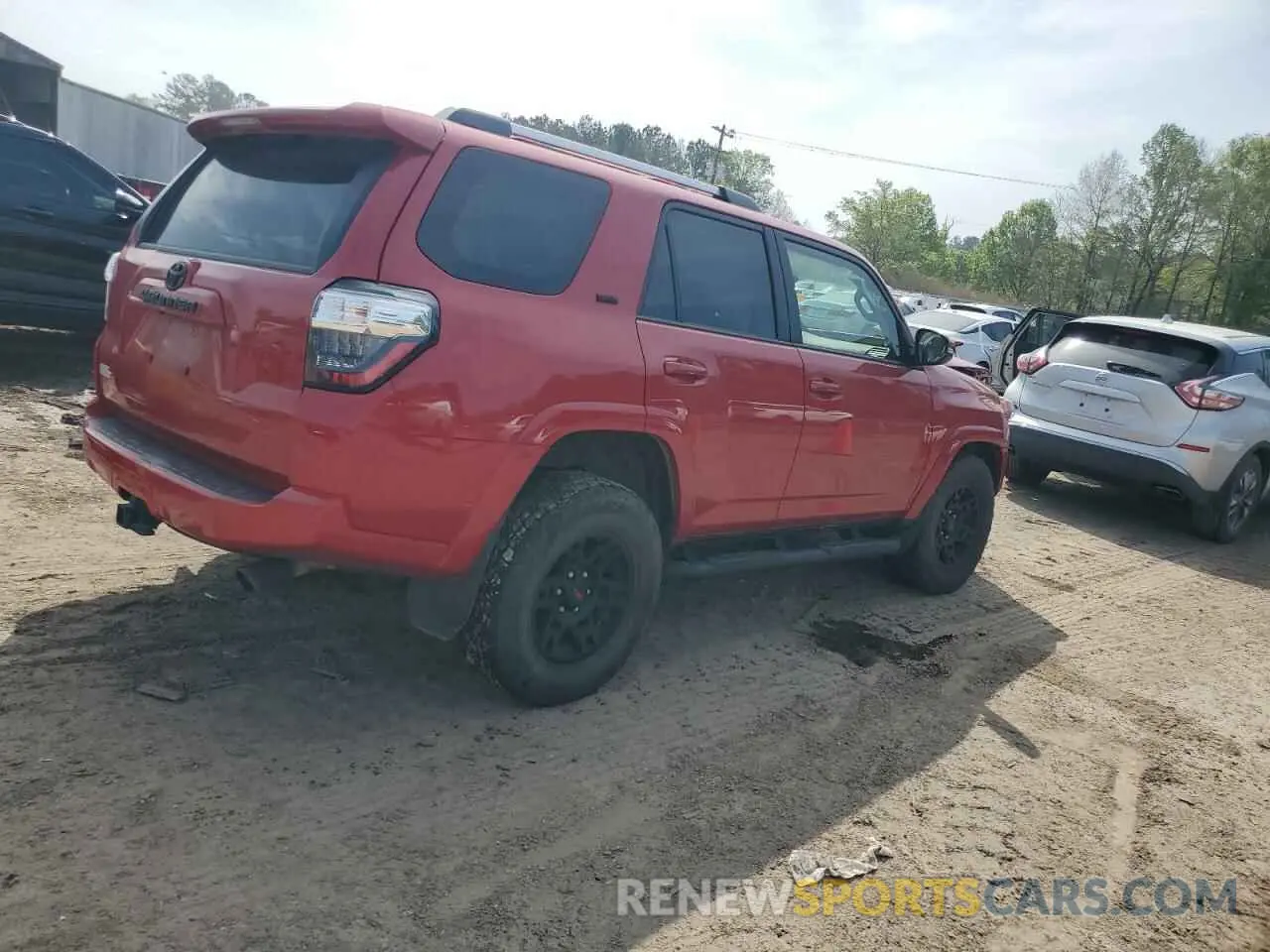 3 Photograph of a damaged car JTEFU5JR1P5293263 TOYOTA 4RUNNER 2023