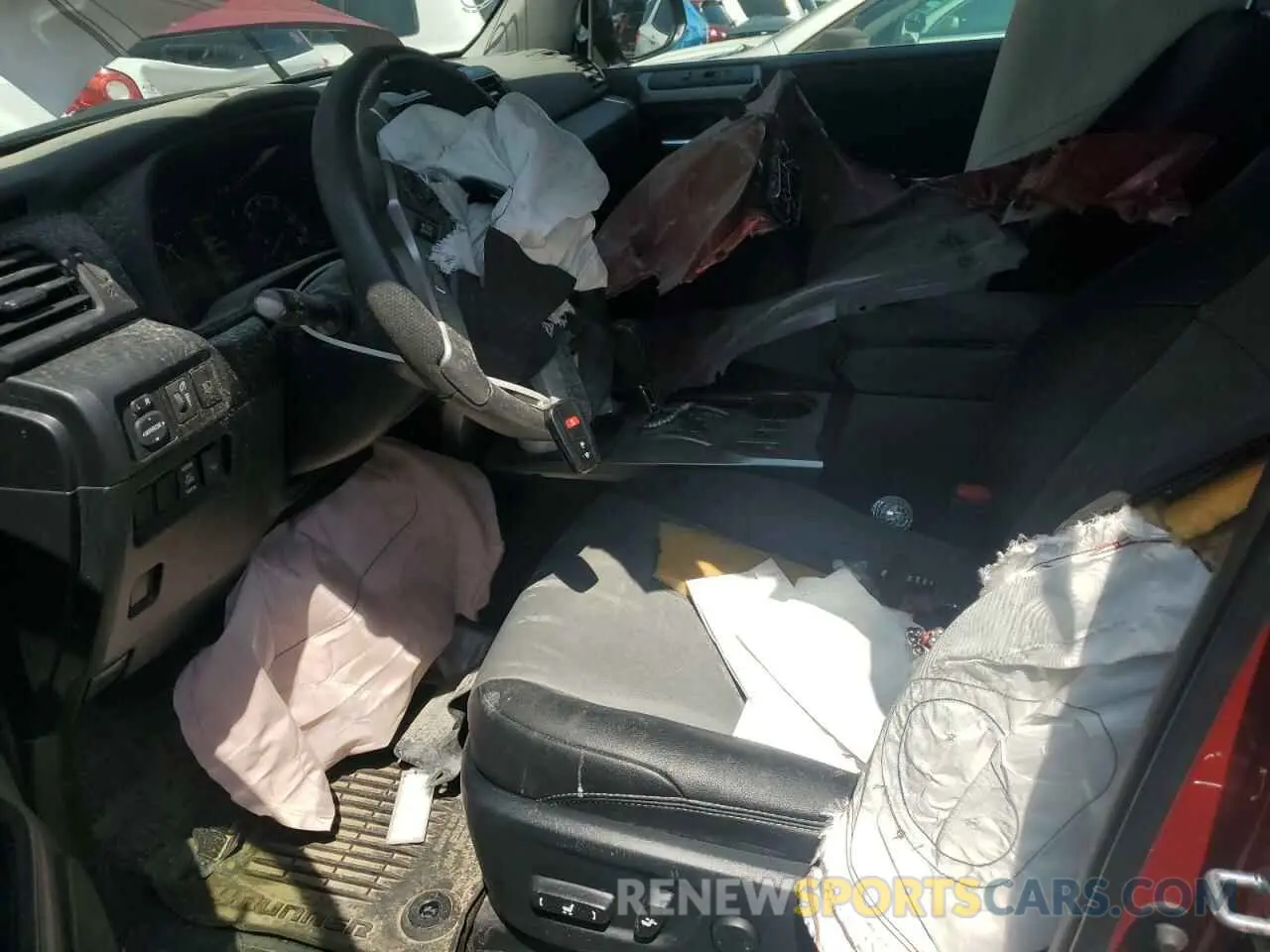 7 Photograph of a damaged car JTEFU5JR1P5293263 TOYOTA 4RUNNER 2023