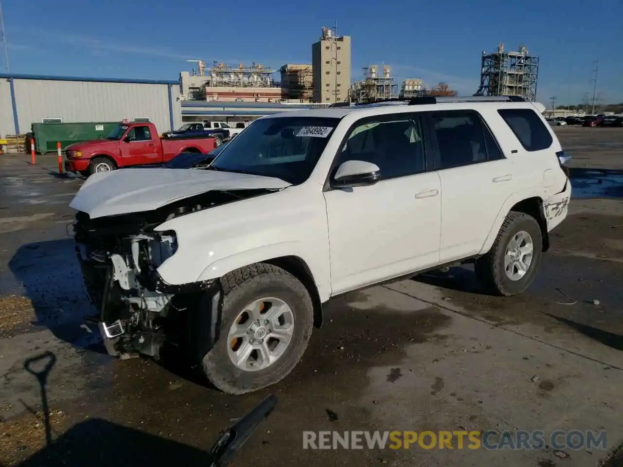 1 Photograph of a damaged car JTEFU5JR5P5284372 TOYOTA 4RUNNER 2023