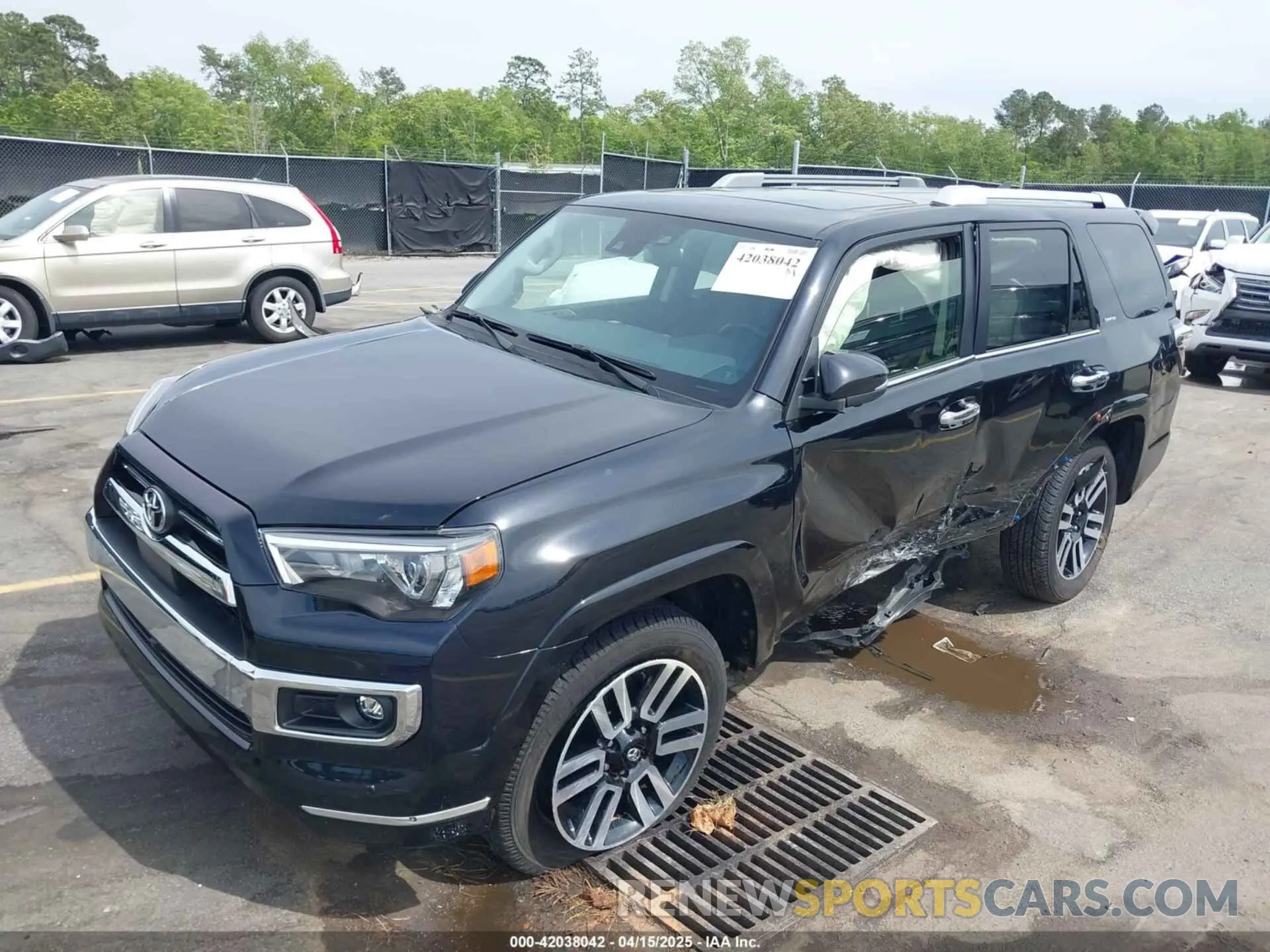2 Photograph of a damaged car JTEKU5JR1P6184987 TOYOTA 4RUNNER 2023