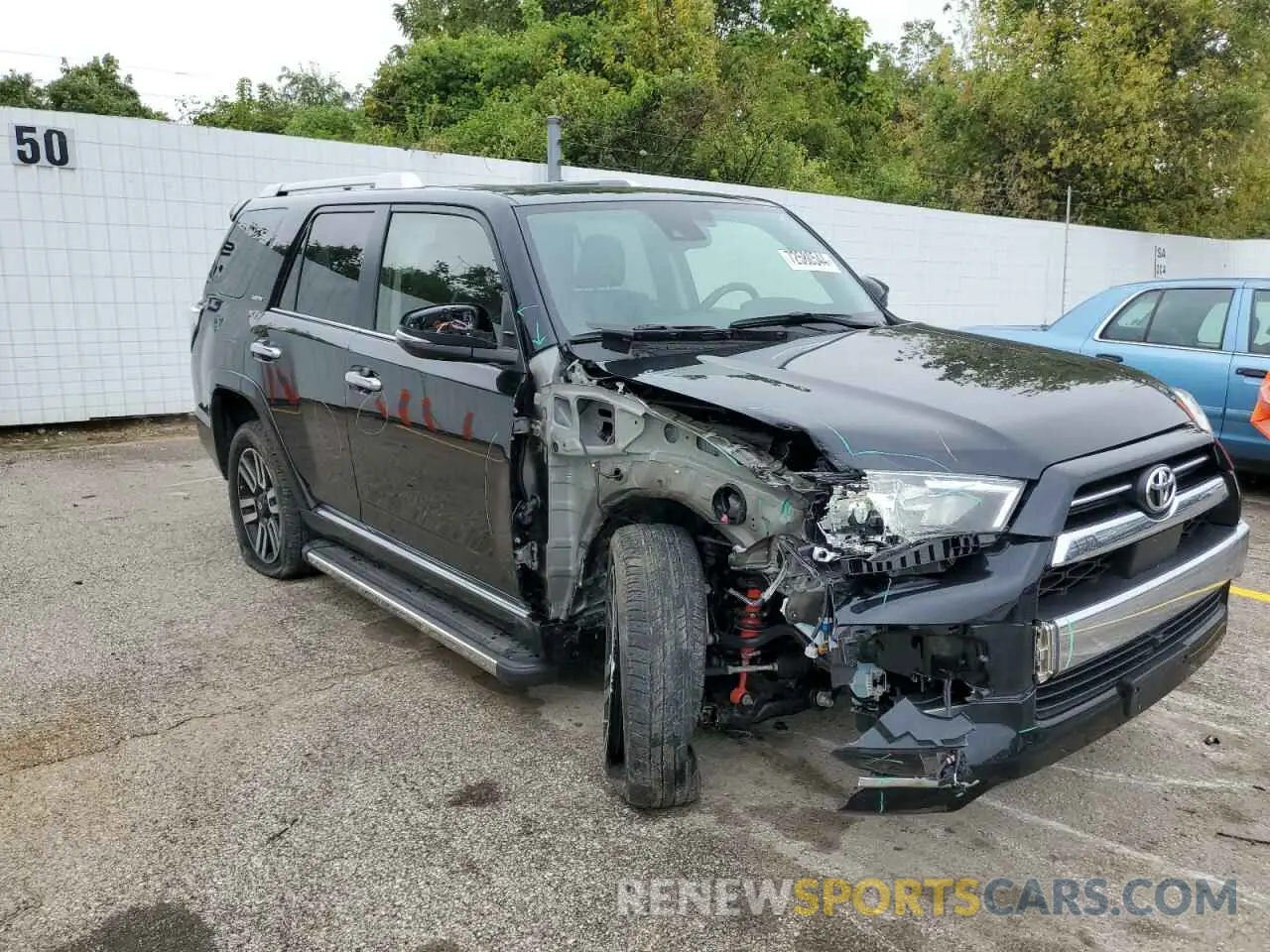 4 Photograph of a damaged car JTEKU5JR2P6152548 TOYOTA 4RUNNER 2023