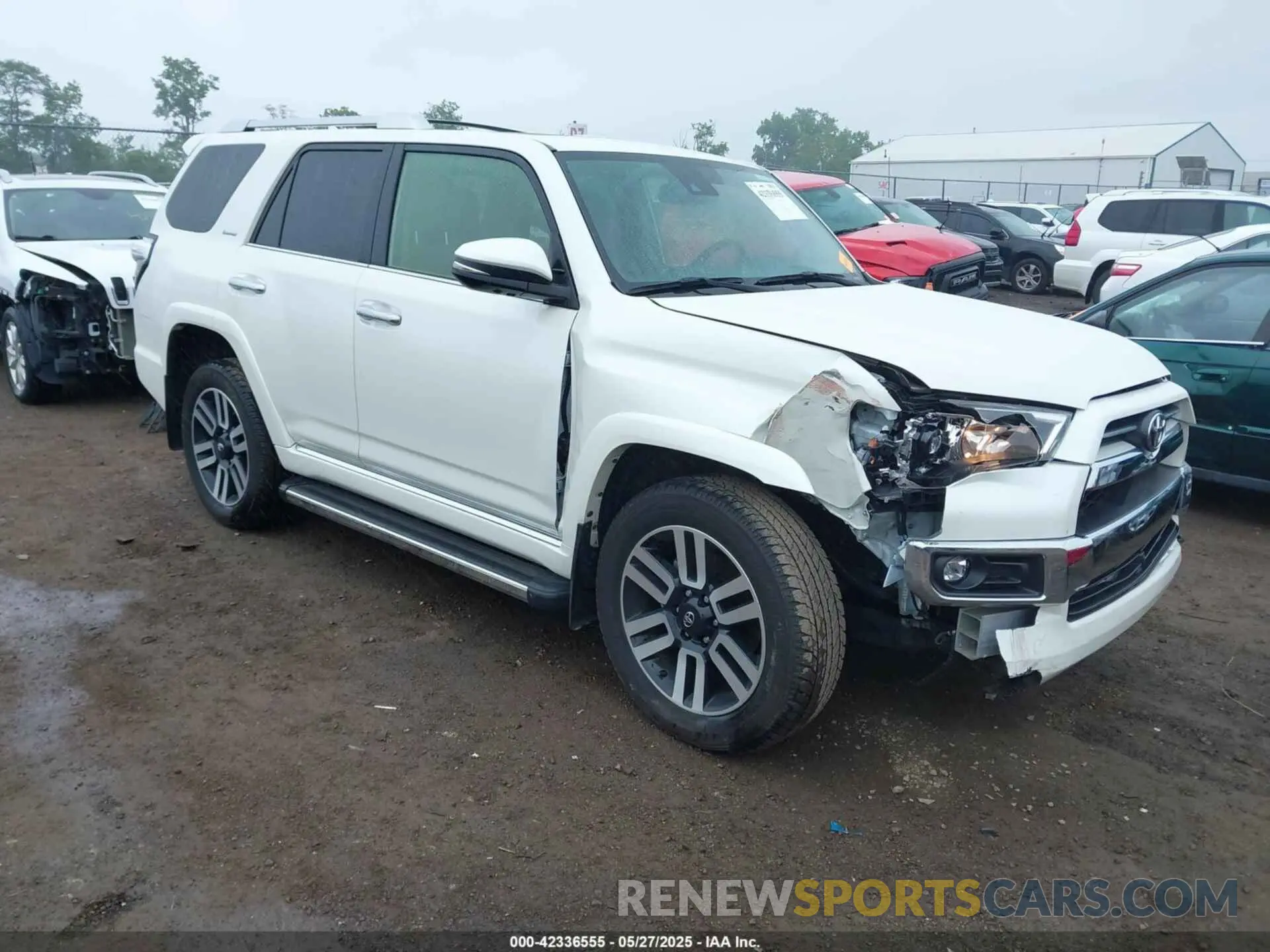 1 Photograph of a damaged car JTEKU5JR2P6164599 TOYOTA 4RUNNER 2023