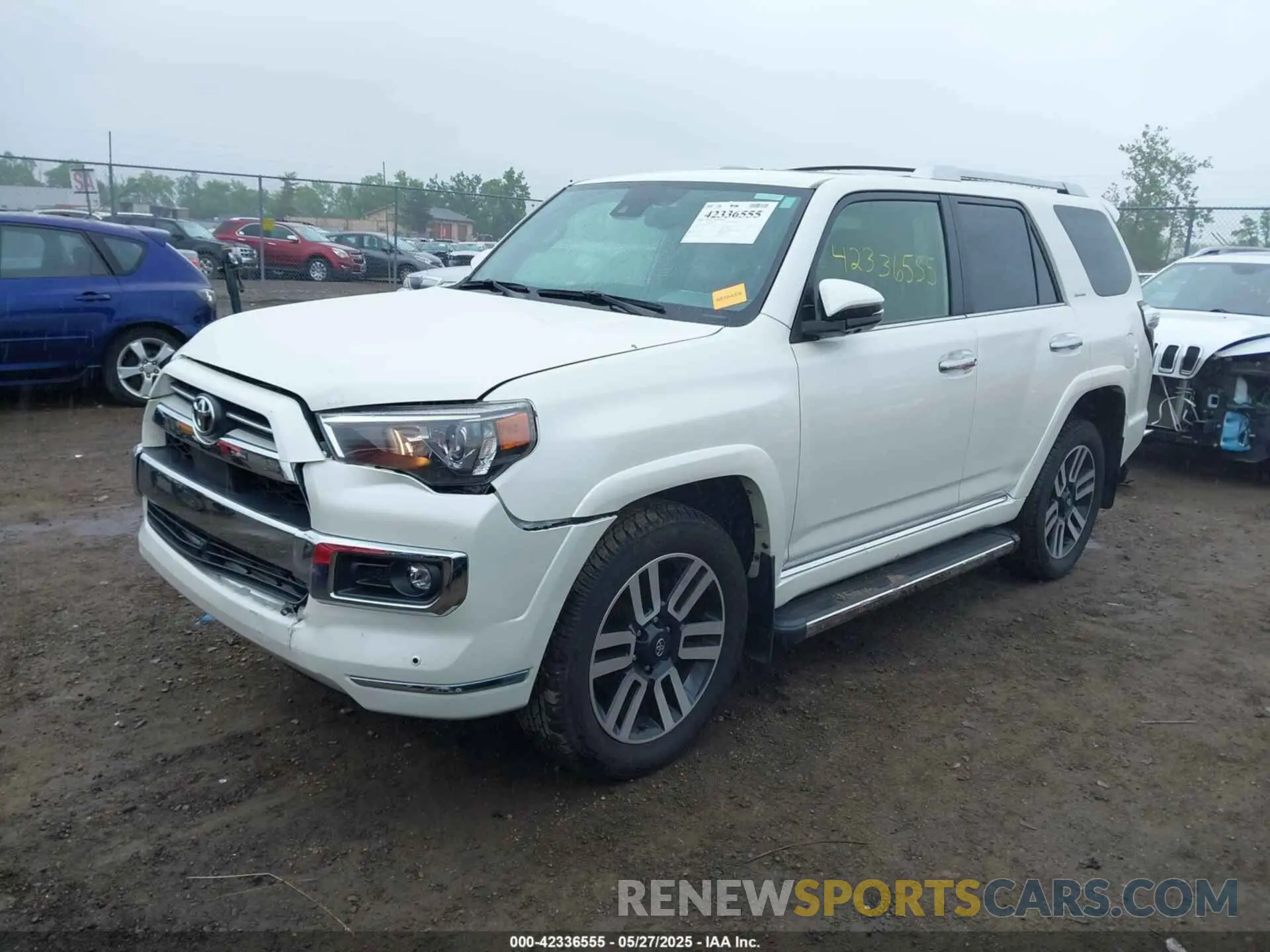 2 Photograph of a damaged car JTEKU5JR2P6164599 TOYOTA 4RUNNER 2023