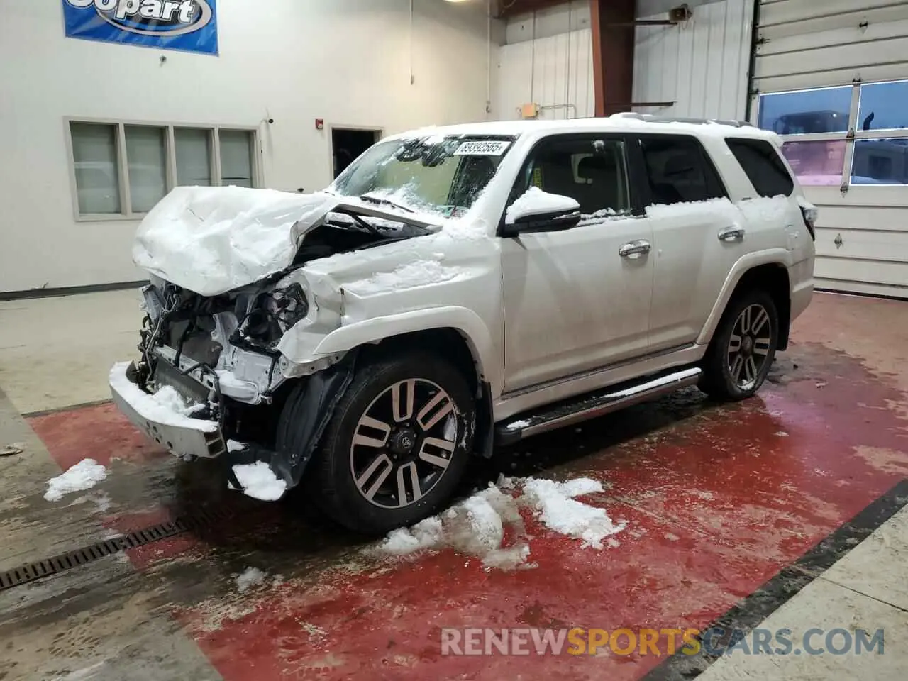 1 Photograph of a damaged car JTEKU5JR2P6176008 TOYOTA 4RUNNER 2023