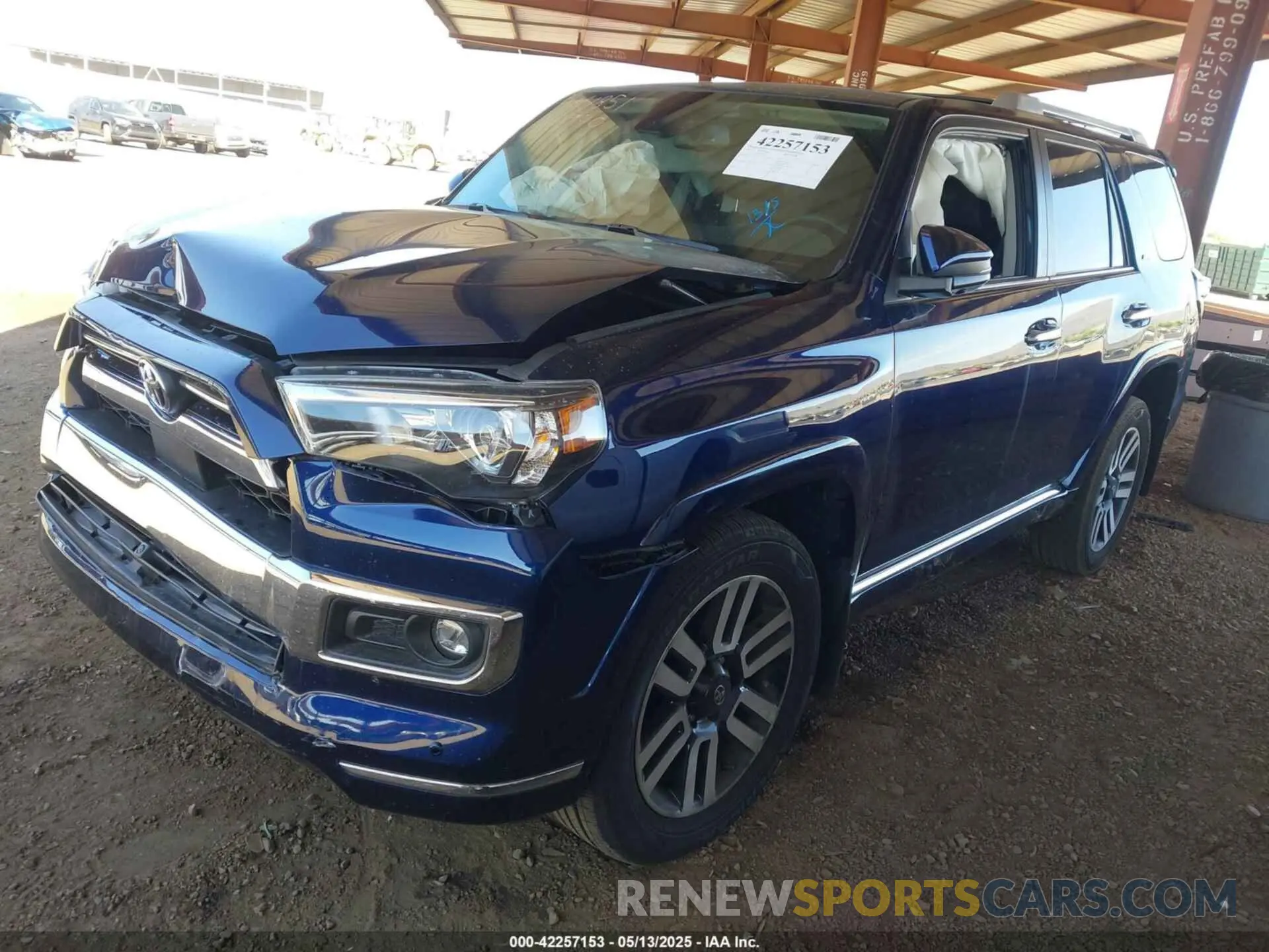 2 Photograph of a damaged car JTEKU5JR3P6161940 TOYOTA 4RUNNER 2023