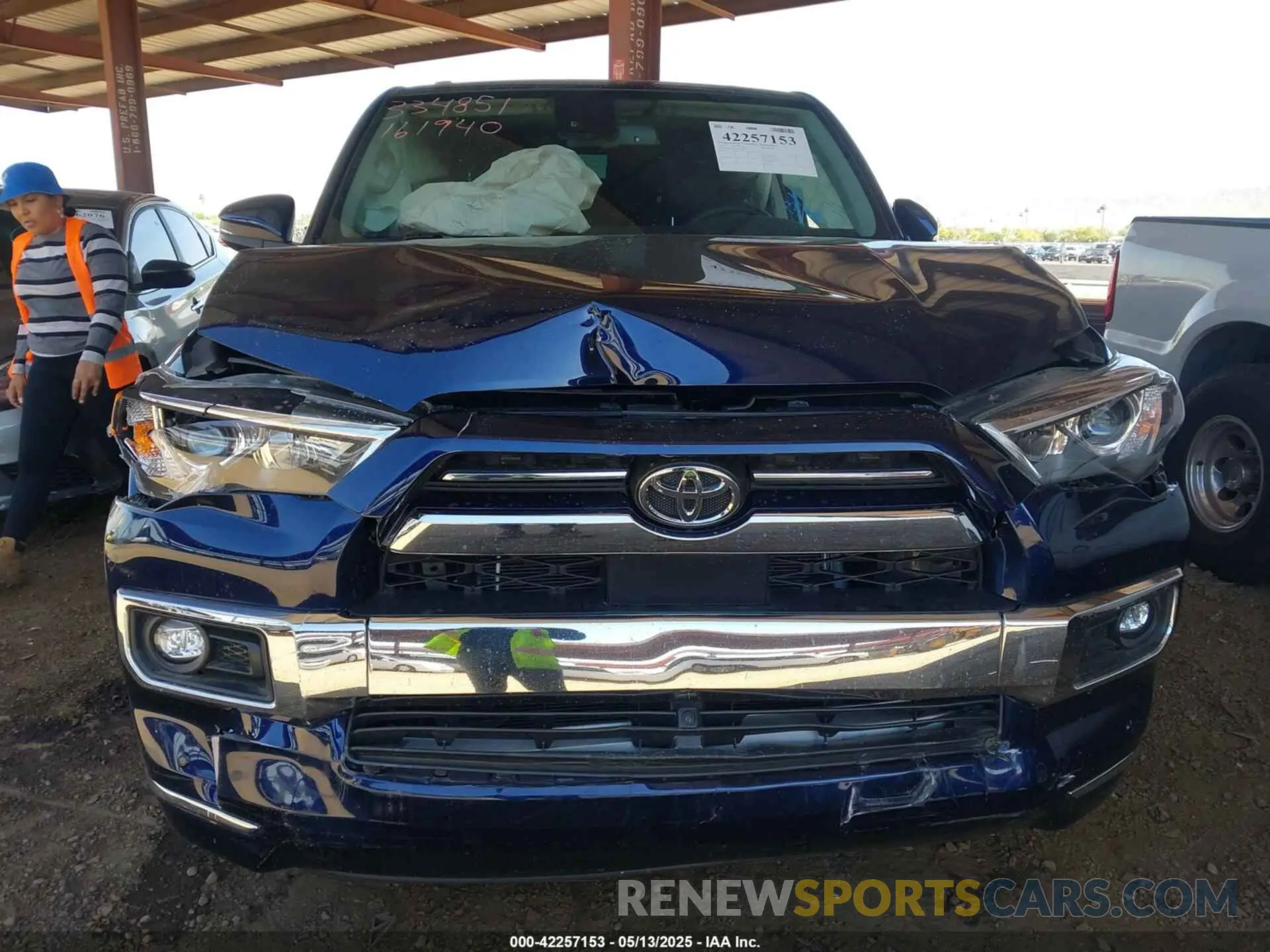 6 Photograph of a damaged car JTEKU5JR3P6161940 TOYOTA 4RUNNER 2023
