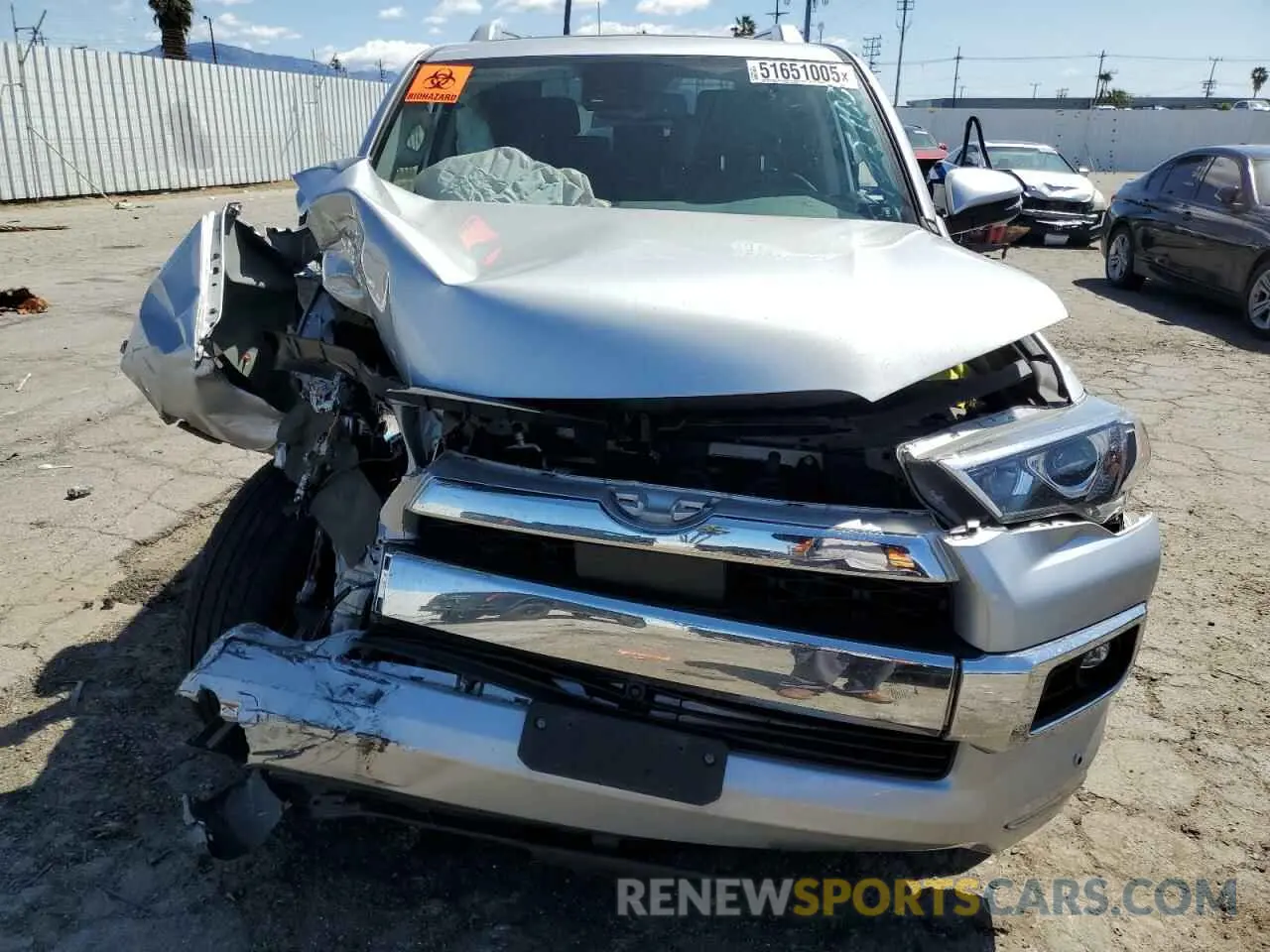 5 Photograph of a damaged car JTEKU5JR5P6131418 TOYOTA 4RUNNER 2023