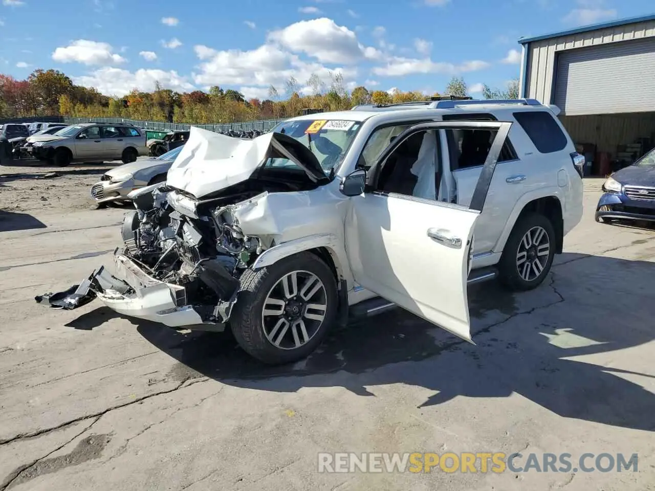 1 Photograph of a damaged car JTEKU5JR6P6164430 TOYOTA 4RUNNER 2023
